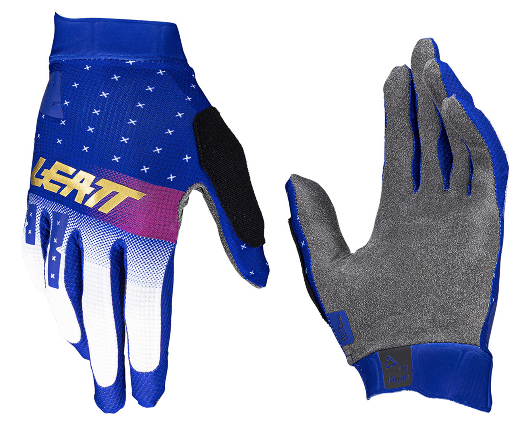 Leatt MTB 1.0 GripR Bike Handschuh Ultra Blue 25535