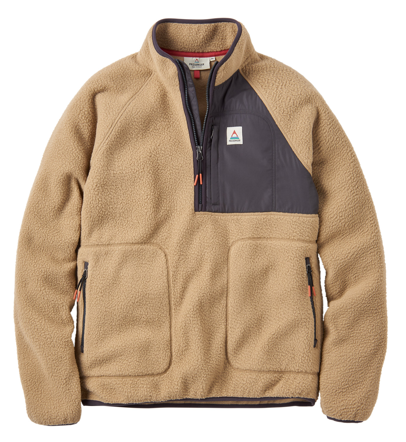 Passenger Offgrid 1/2 Zip Sherpa Fleece Biscuit 26660