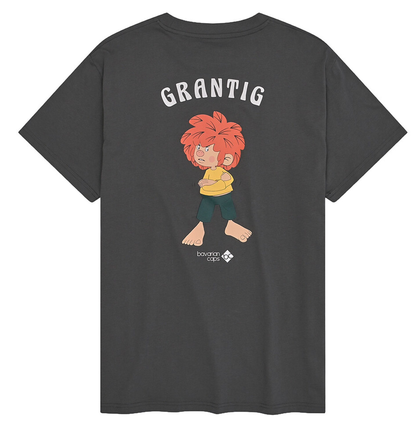 Bavarian Caps Grantler Klub: Pumuckl T-Shirt Dunkelgrau 26234
