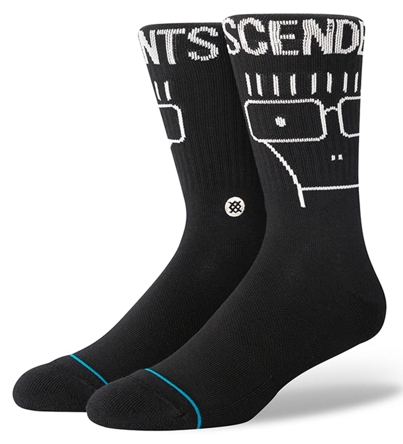 Stance Descendents Crew Socken Washed Black 23022