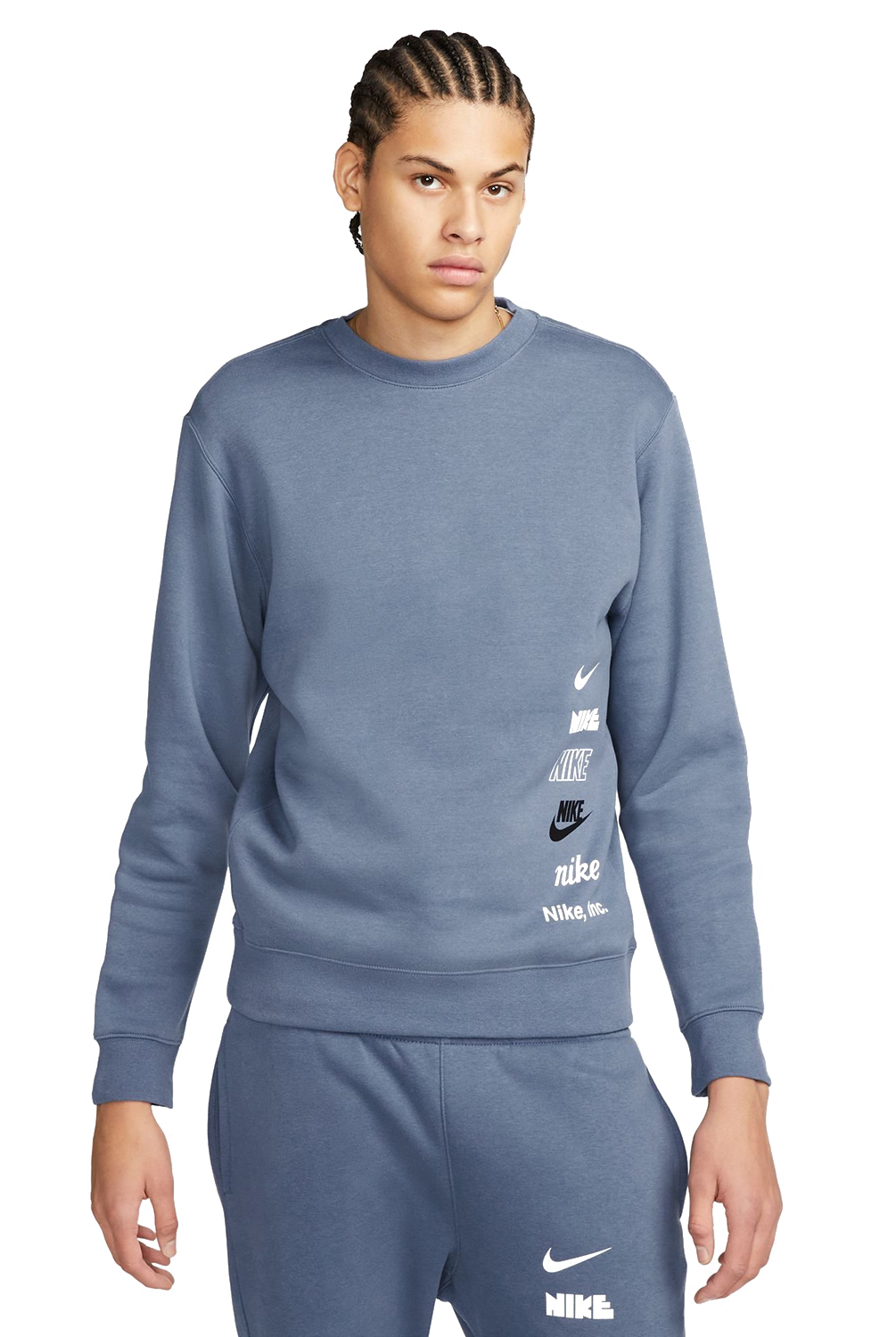 Nike Club Sweatshirt Brushe Diffused Blue 22922