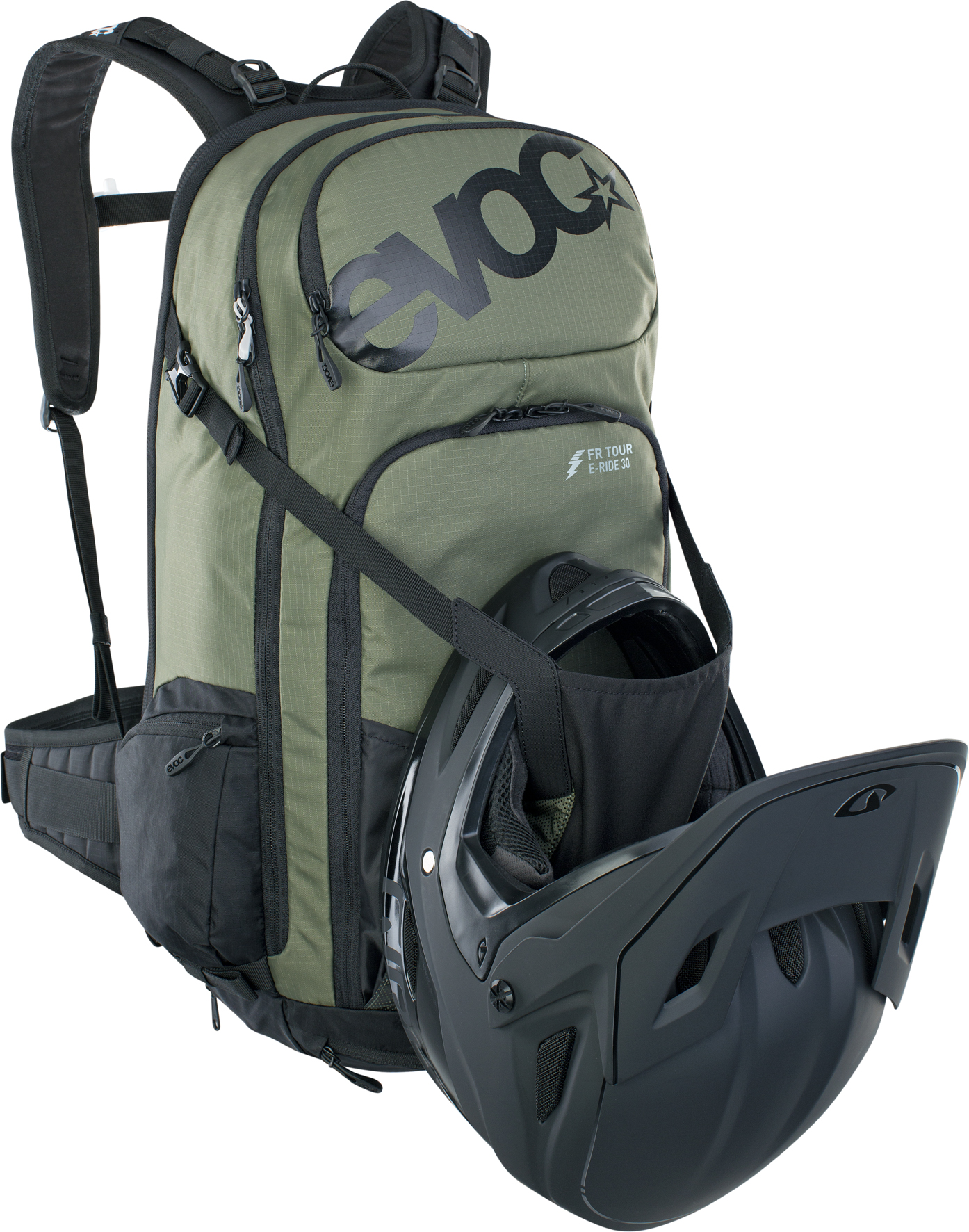 Evoc FR Tour E-Ride 30L Bike Rucksack Dark Olive Black