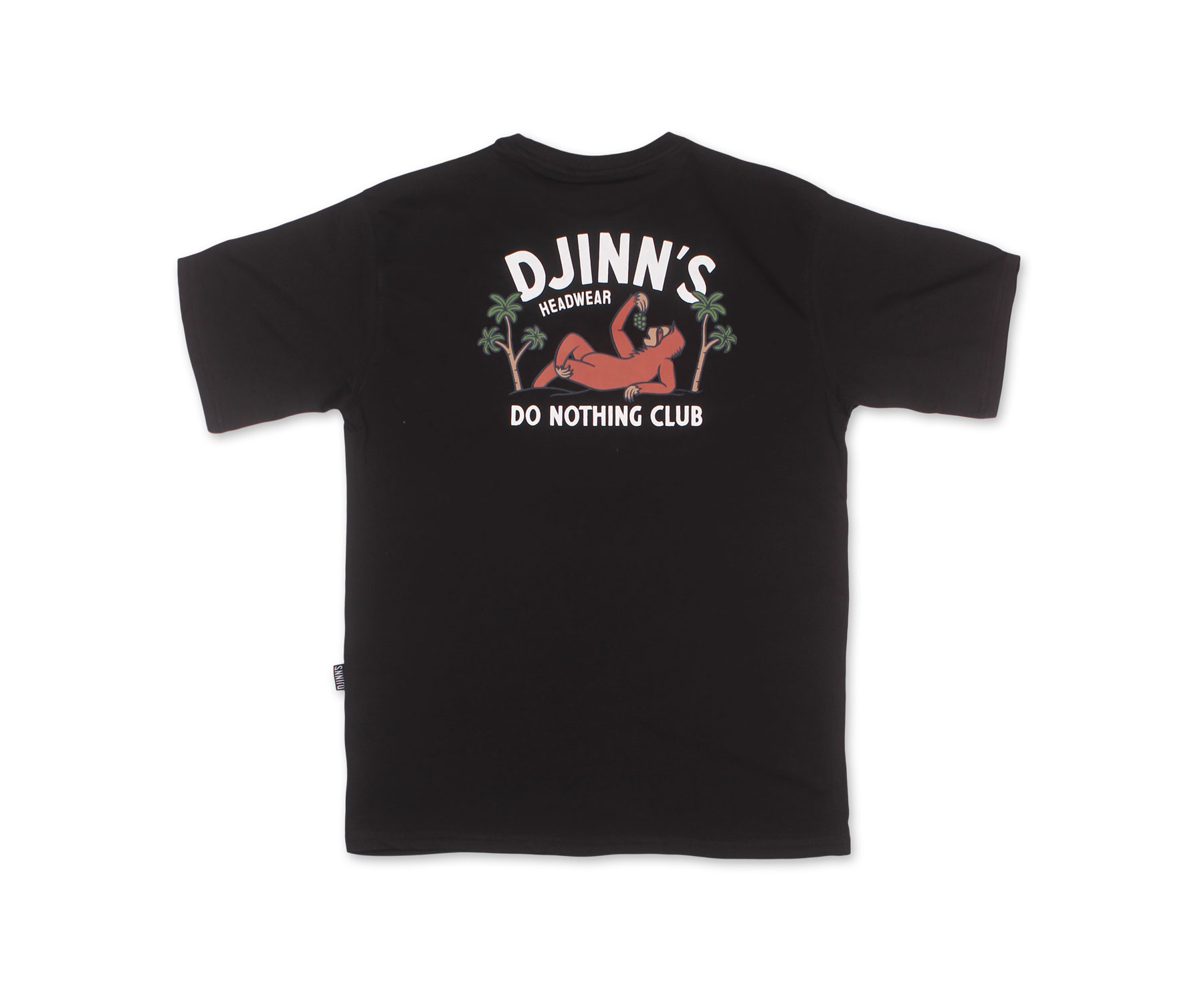 Djinns DNC Sloth T-Shirt Black