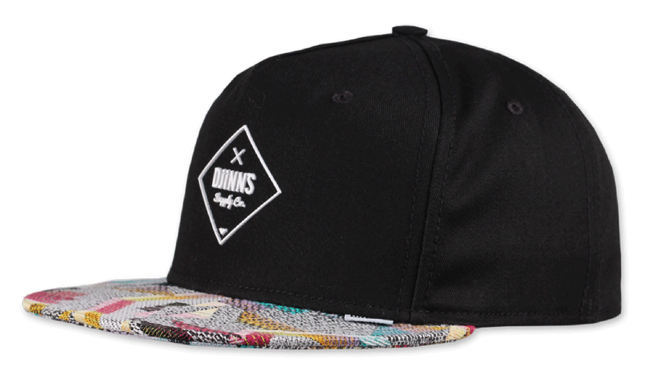 Djinns 5 Panel SB Cap Rubber Aztek Black 24273 Djinns 5 Panel SB Cap Rubber Aztek Black 24273