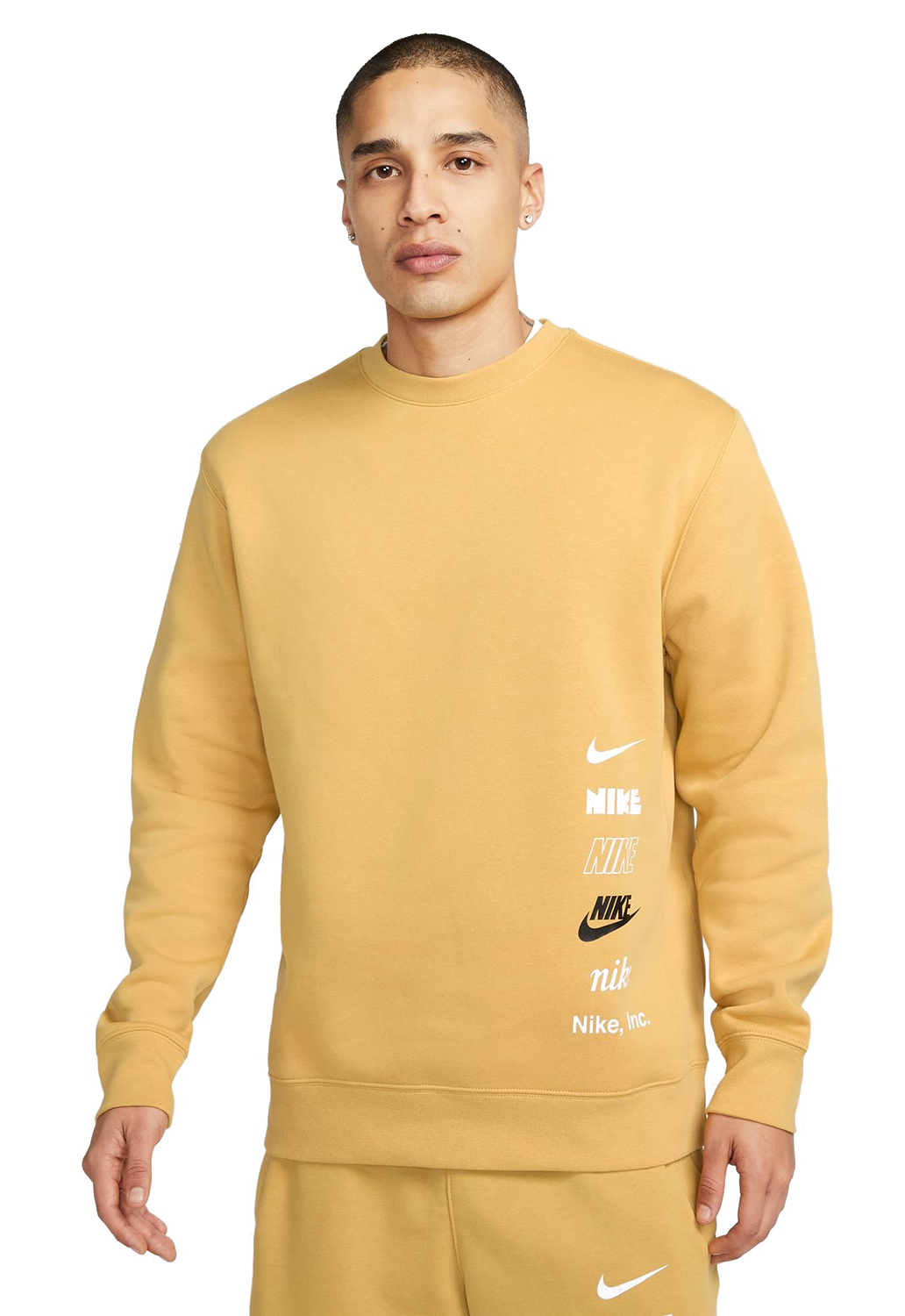 Nike Club Brushe Sweatshirt  Wheat Gold