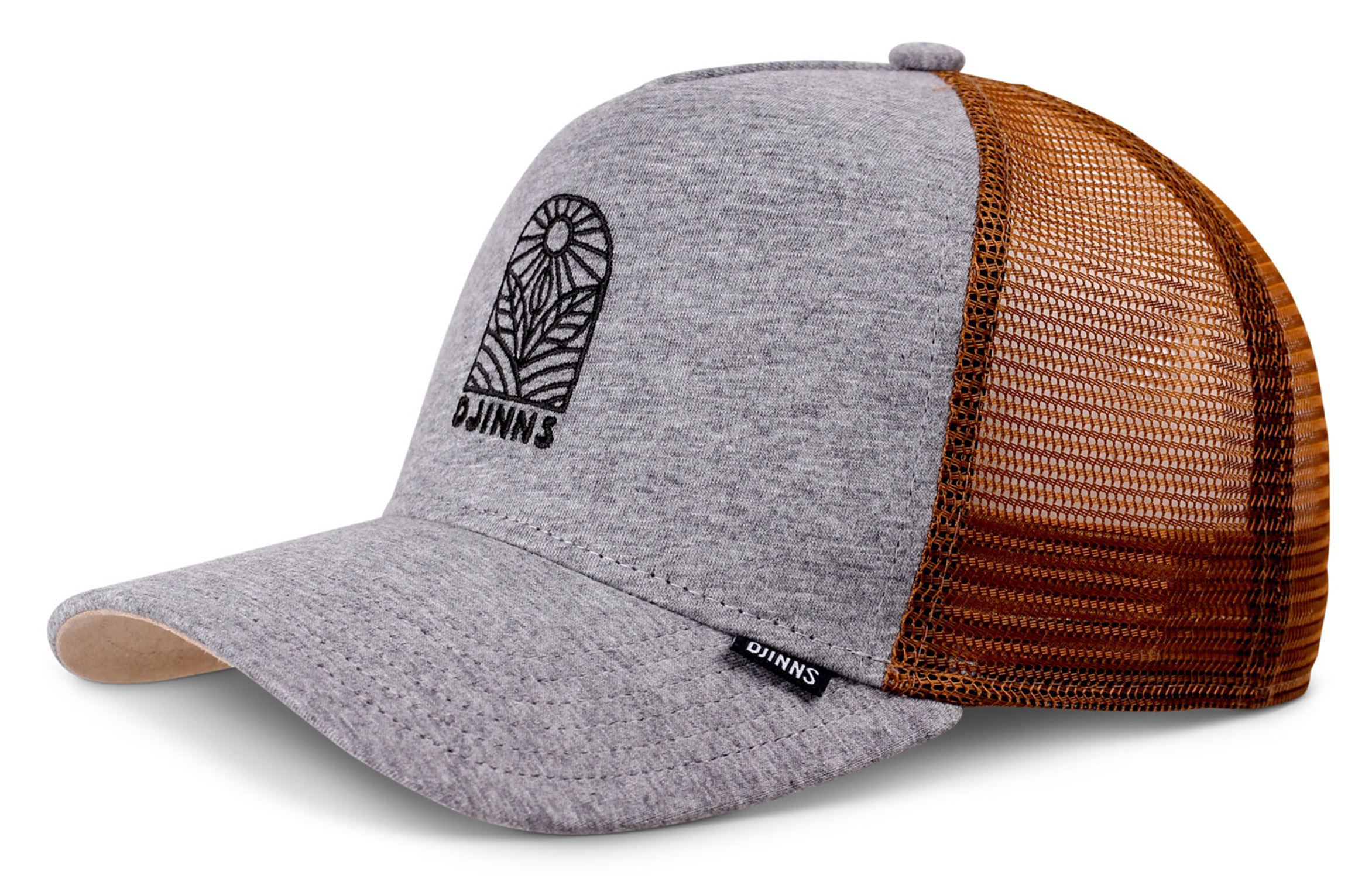 Djinns HFT Trucker Cap Leaf Sun Grey 25410 Djinns HFT Trucker Cap Leaf Sun Grey 25410