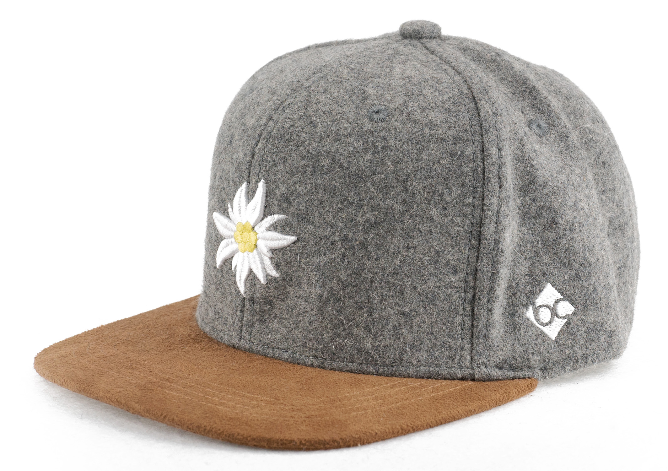 Bavarian Caps Edelweiß Snapback Wildleder 17297
