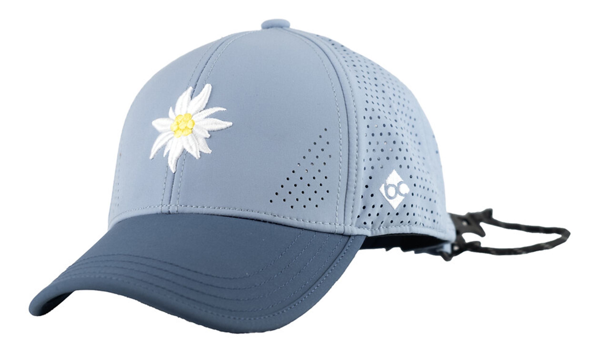 Bavarian Caps Edelweiß Outdoor V2 Curved Hellblau 26201