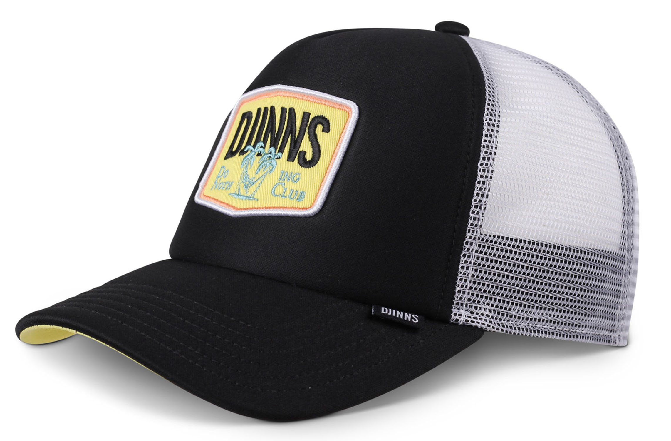 Djinns HFT Trucker Cap DNC Paddy Pad Black Black White 24251 Djinns HFT Trucker Cap DNC Paddy Pad Black Black White 24251