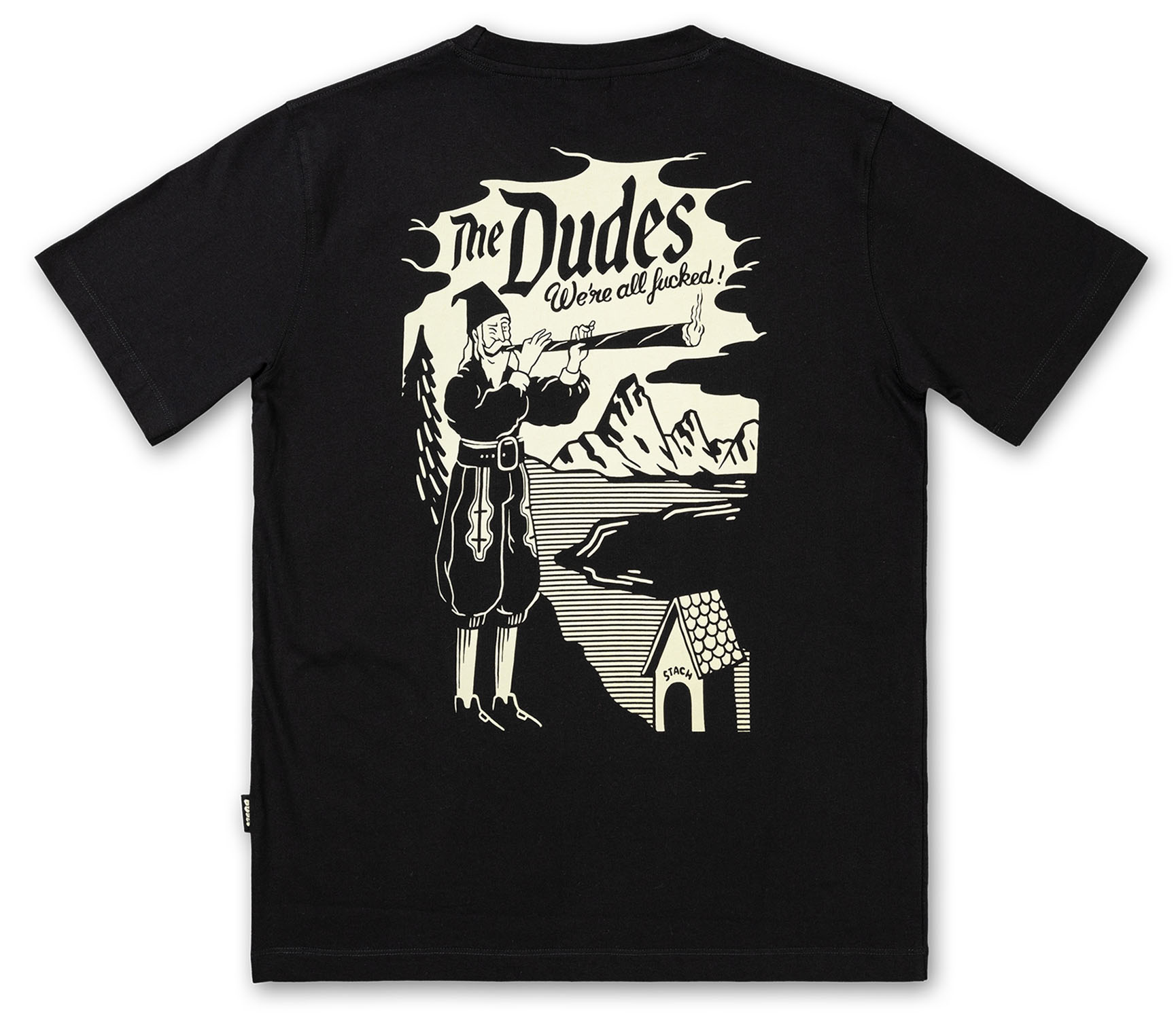 The Dudes All Fucked T-Shirt Black 25214