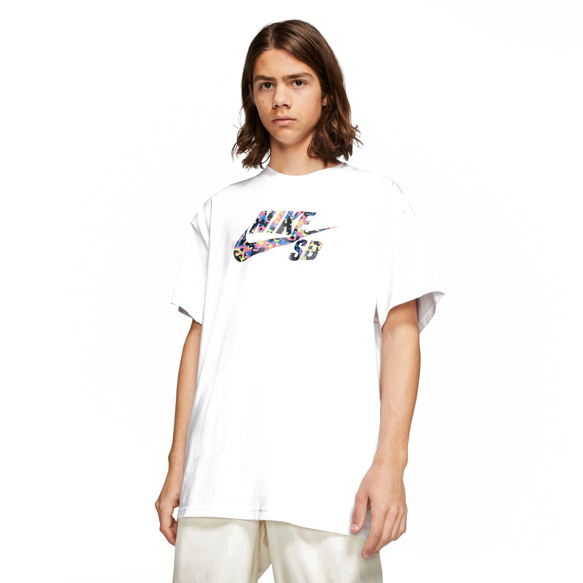 Nike SB QS 2 T-Shirt White Multi Color 17993