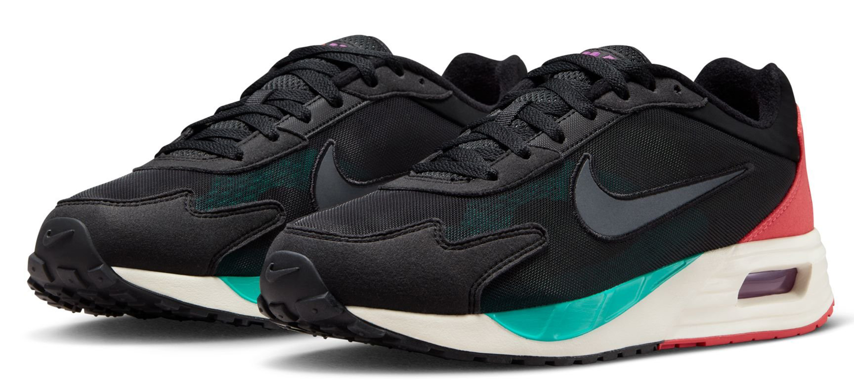 Nike Air Max Solo Black Dark Grey Clear Jade 23424