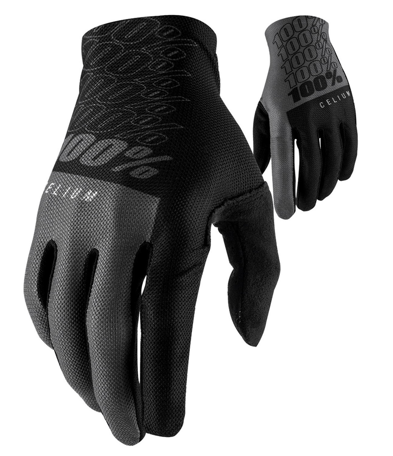 100% Celium Bike Handschuh Black Grey 19453 100% Celium Bike Handschuh Black Grey 19453