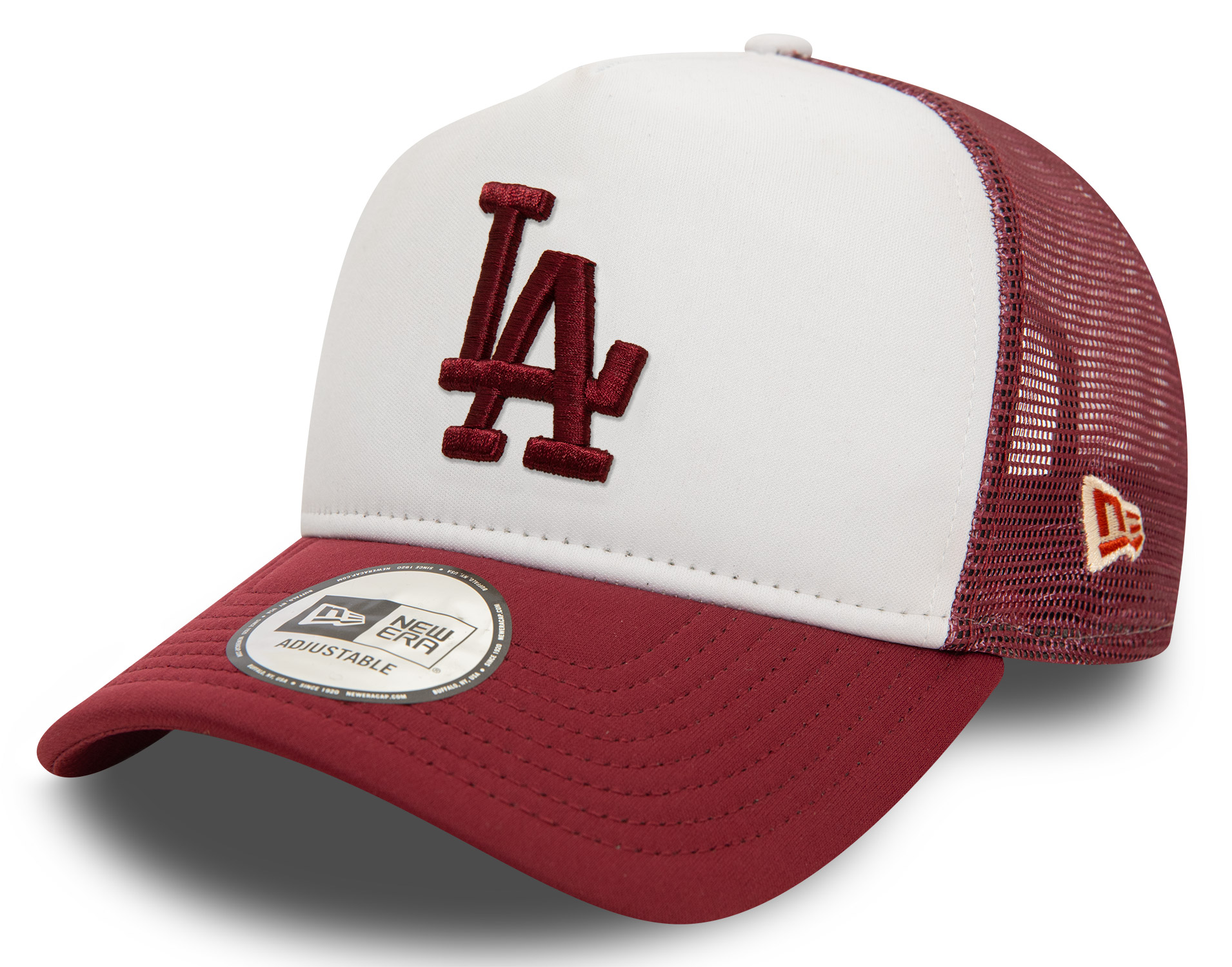 New Era World Series Trucker Cap Los Angeles Dodgers Rot 24671