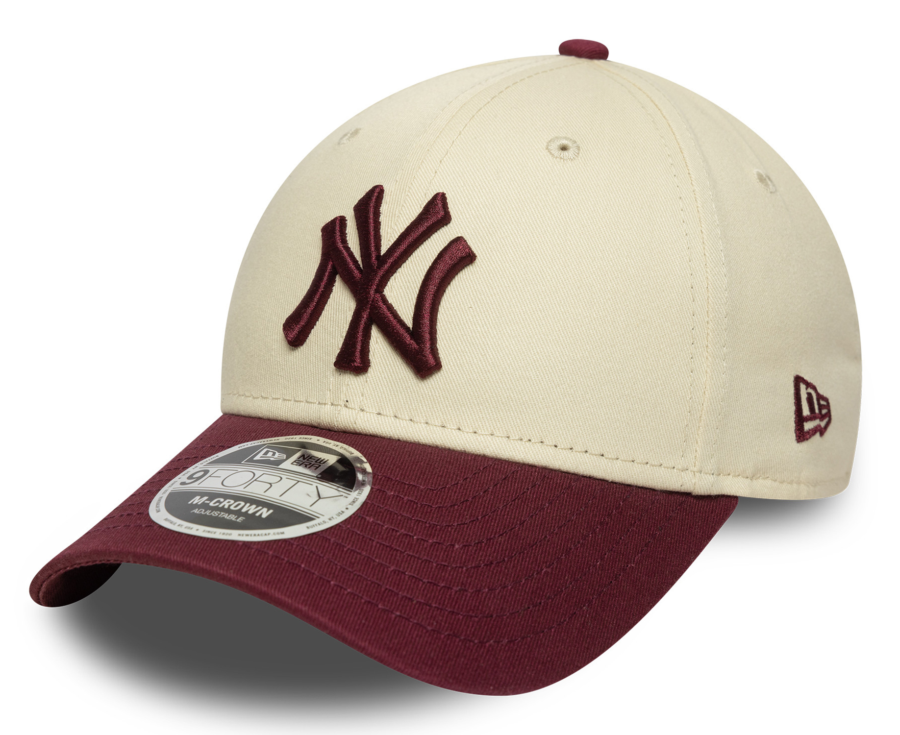 New Era Patch 9Forty MC Cap New York Yankees Beige 25623