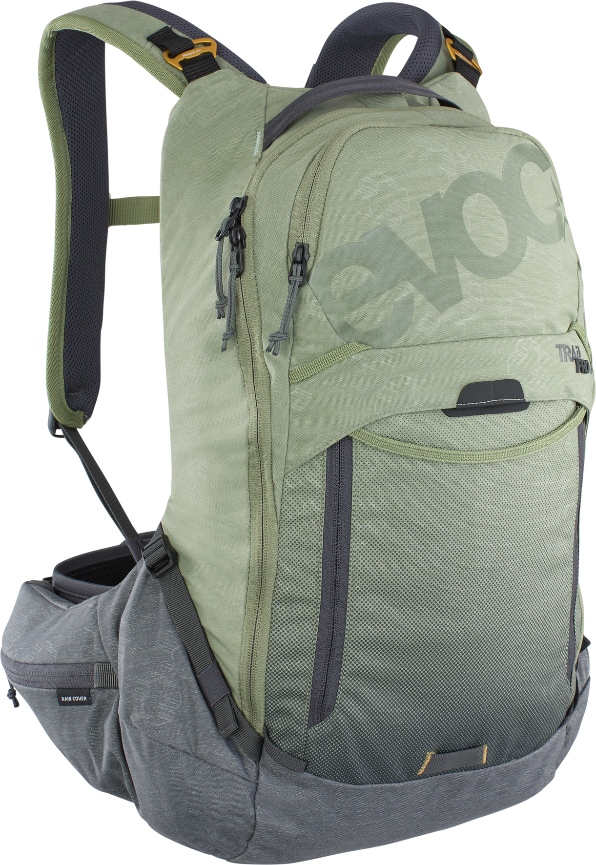 Evoc Trail Pro 16L Bike Rucksack Olive Carbon Grey 19741