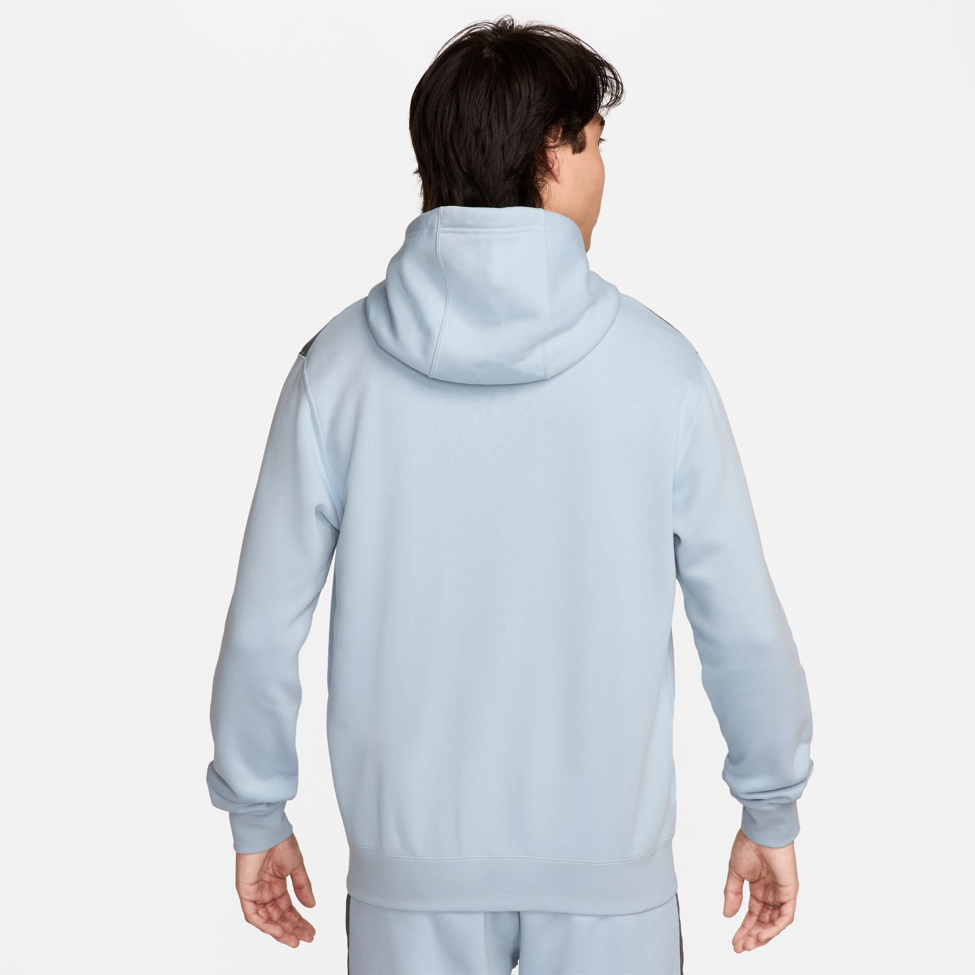 Nike Full Zip Hoodie Armory Blue Iron Grey