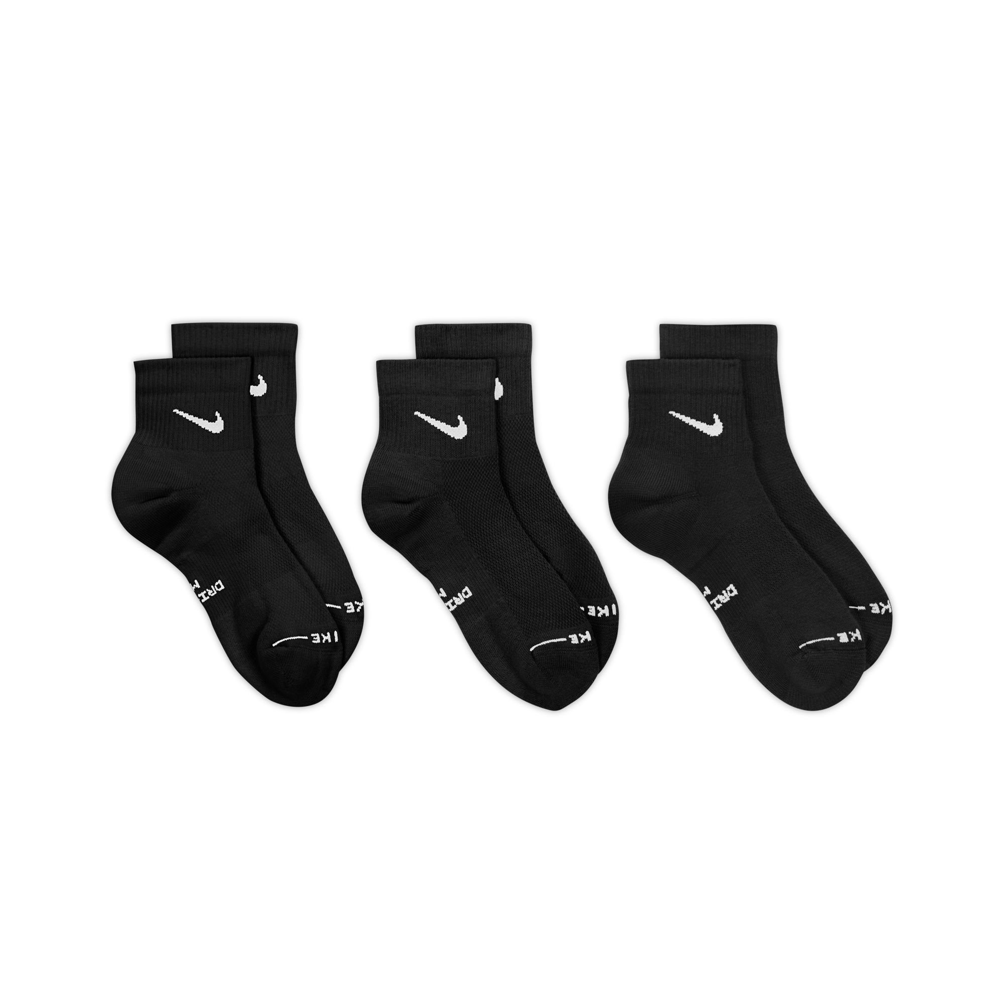 Nike Everyday Elevated Socken 3er Pack Black