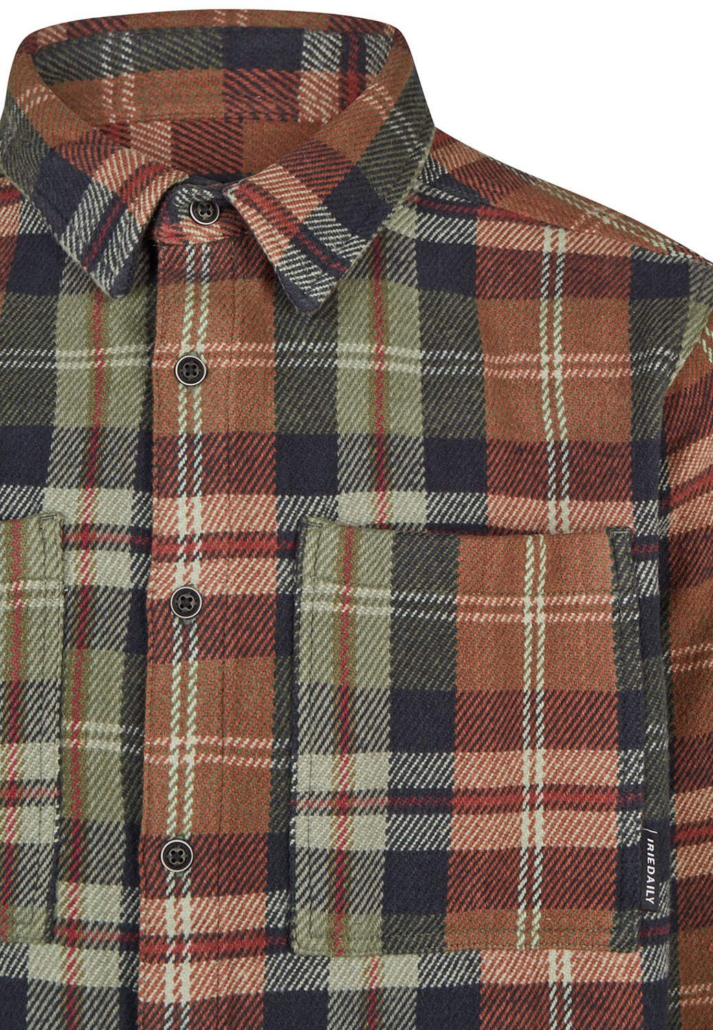 Iriedaily Chillax Lumber Shirt Hemd Olive