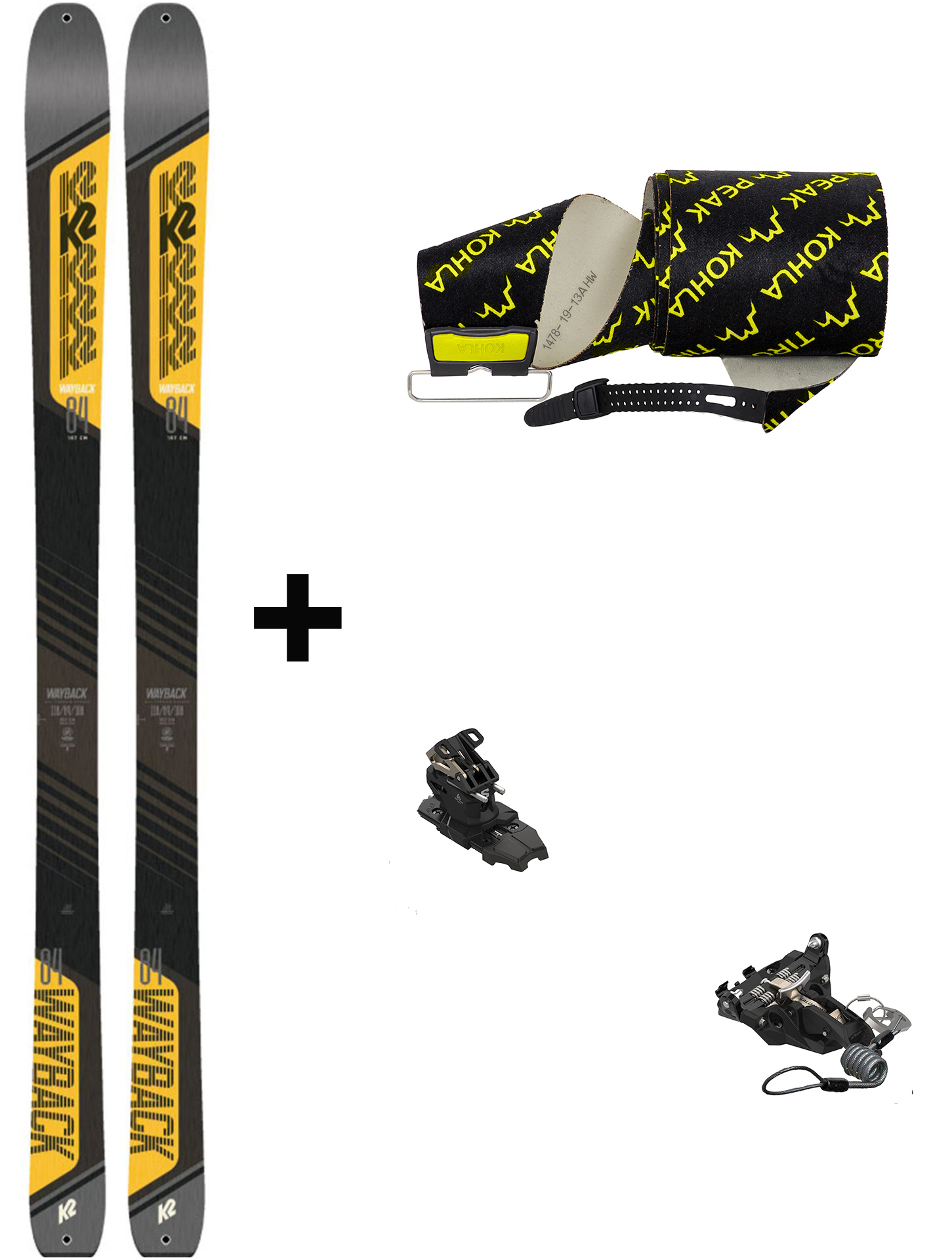K2 Wayback 84 Touring Skiset mit Bindung und Fell  SW10082 K2 Wayback 84 Touring Skiset mit Bindung und Fell  SW10082