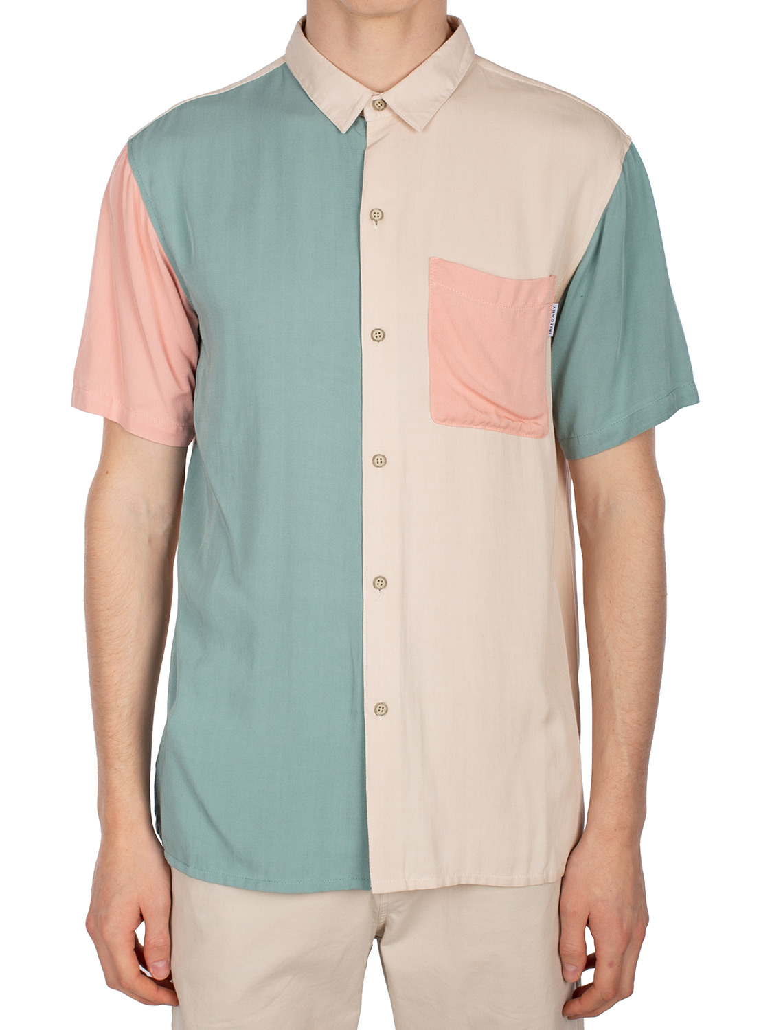 Iriedaily Viscolo SSL Shirt Hemd Khaki Beach 22886