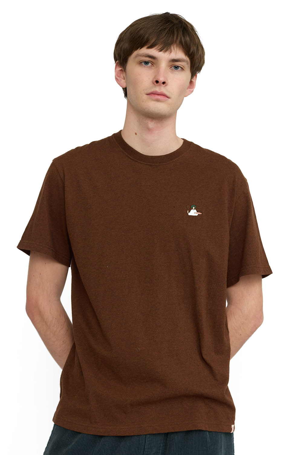 RVLT Revolution Piz T-Shirt Brown 25646