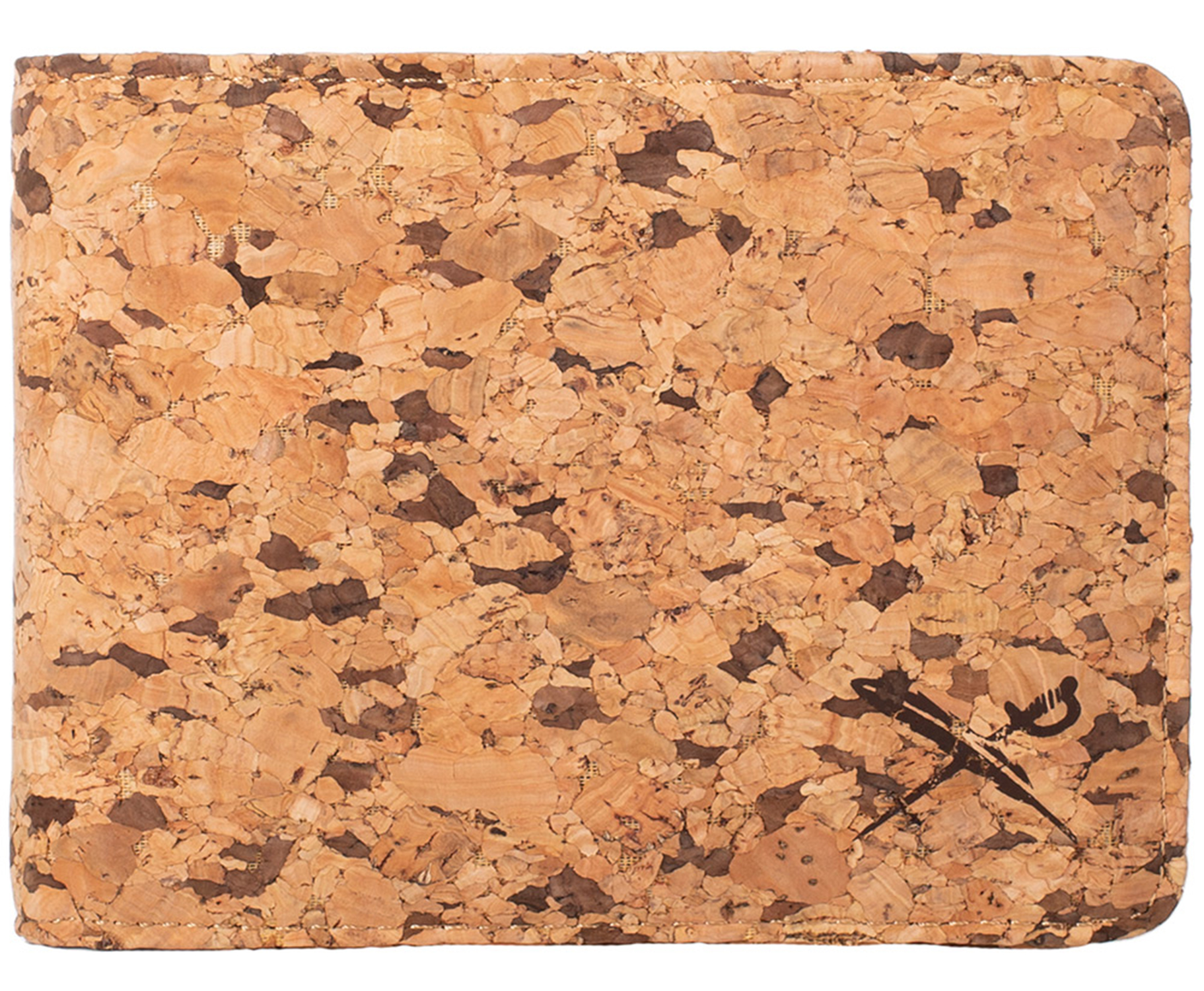 Iriedaily Cork Flag Geldbörse Brown