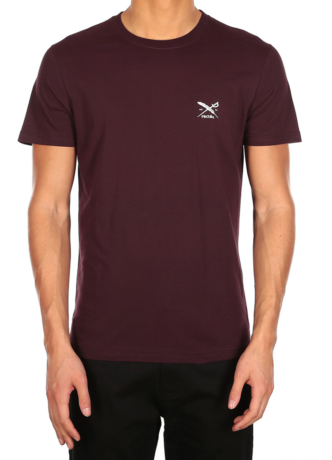 Iriedaily Chestflag T-Shirt Aubergine 22878