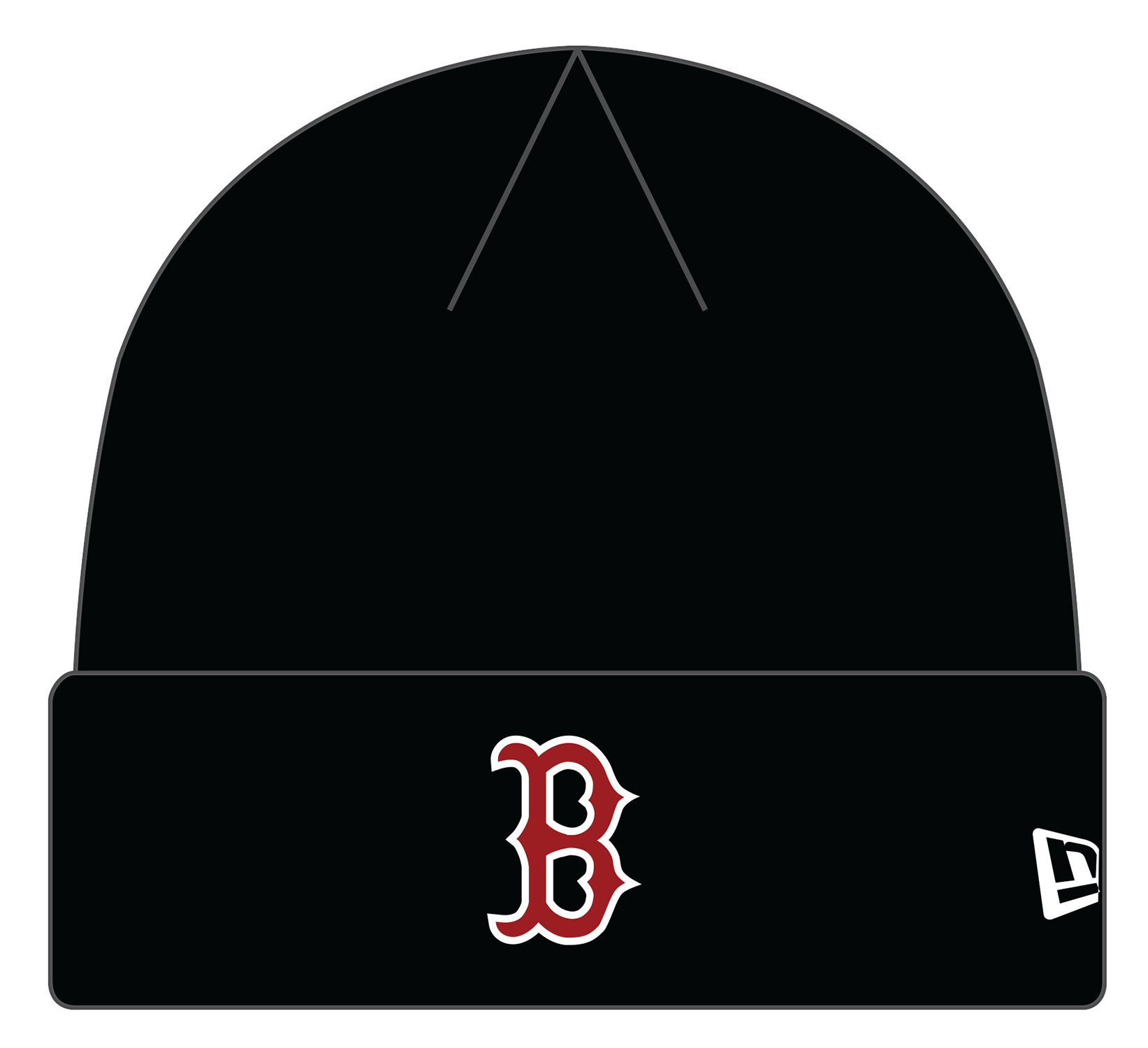 New Era League Cuff Beanie Boston Red Sox Black 22235