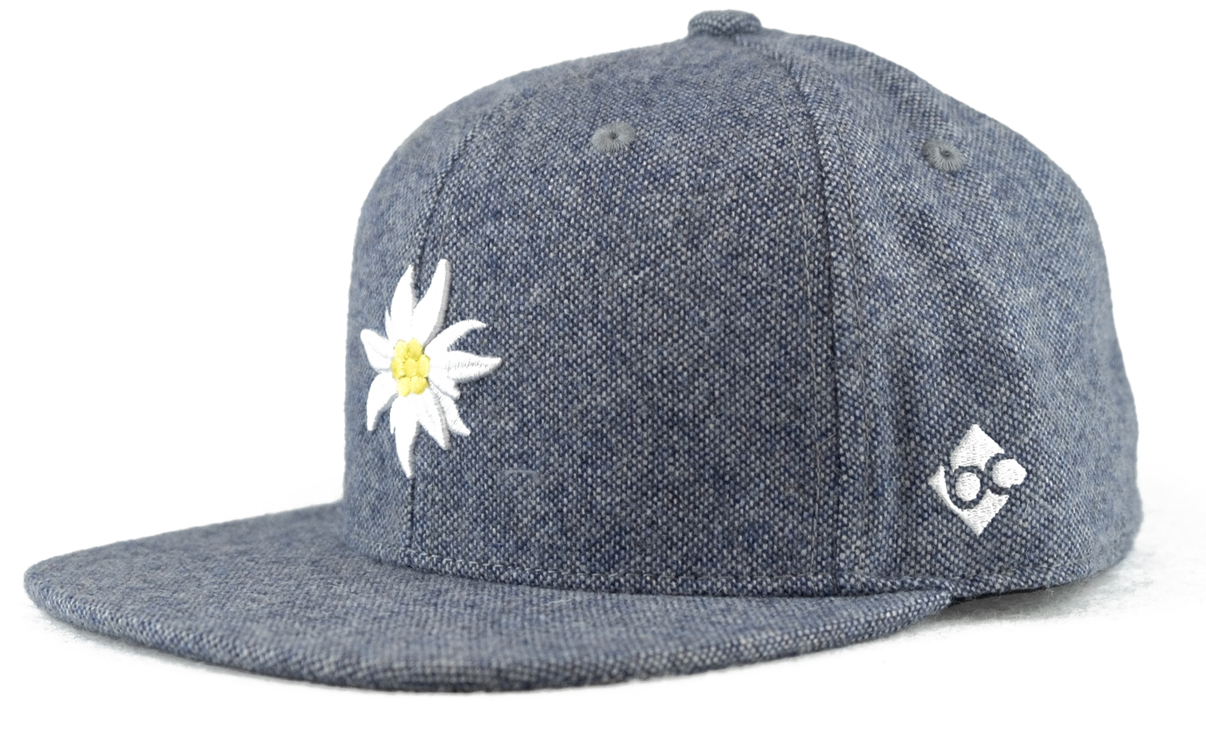Bavarian Caps Edelweiß Flanell Hellblau Snapback 25289 Bavarian Caps Edelweiß Flanell Hellblau Snapback 25289