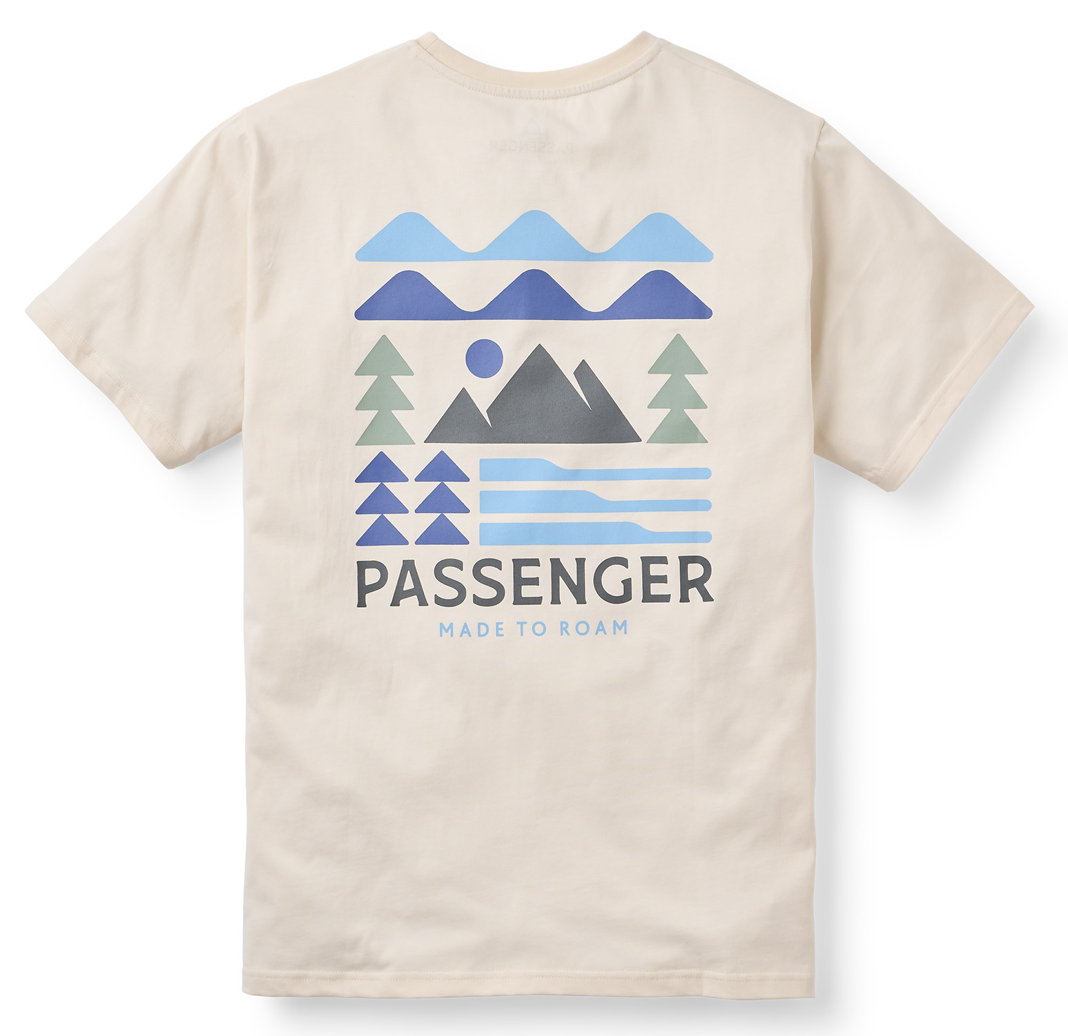 Passenger Cutout Organic Cotton T-Shirt Birch 26671