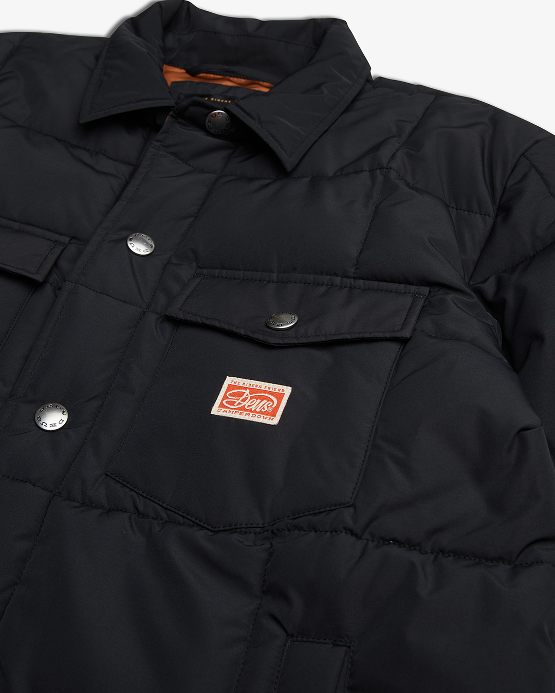 Deus Ex Machina Maxwell Padded Overshirt Jacke Black