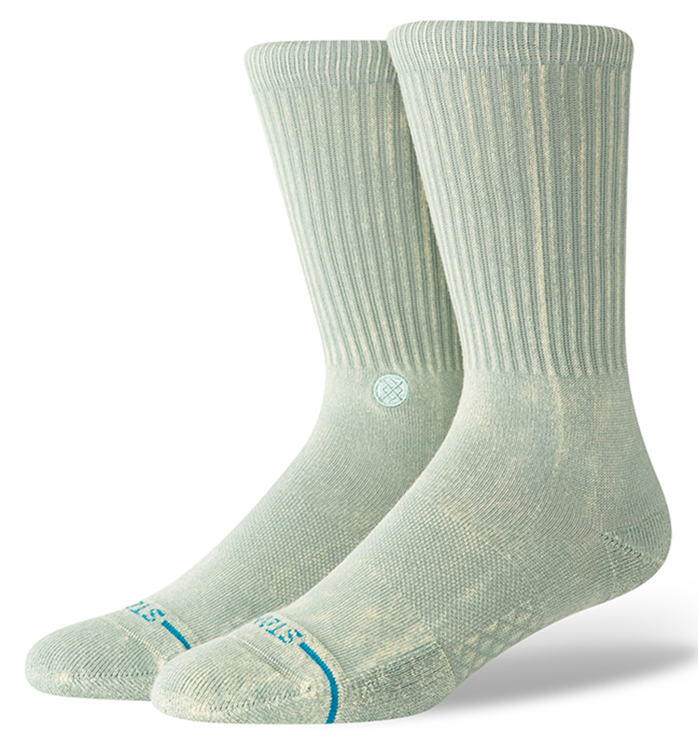 Stance Icon Dyed Crew Socken Sea Green 25276