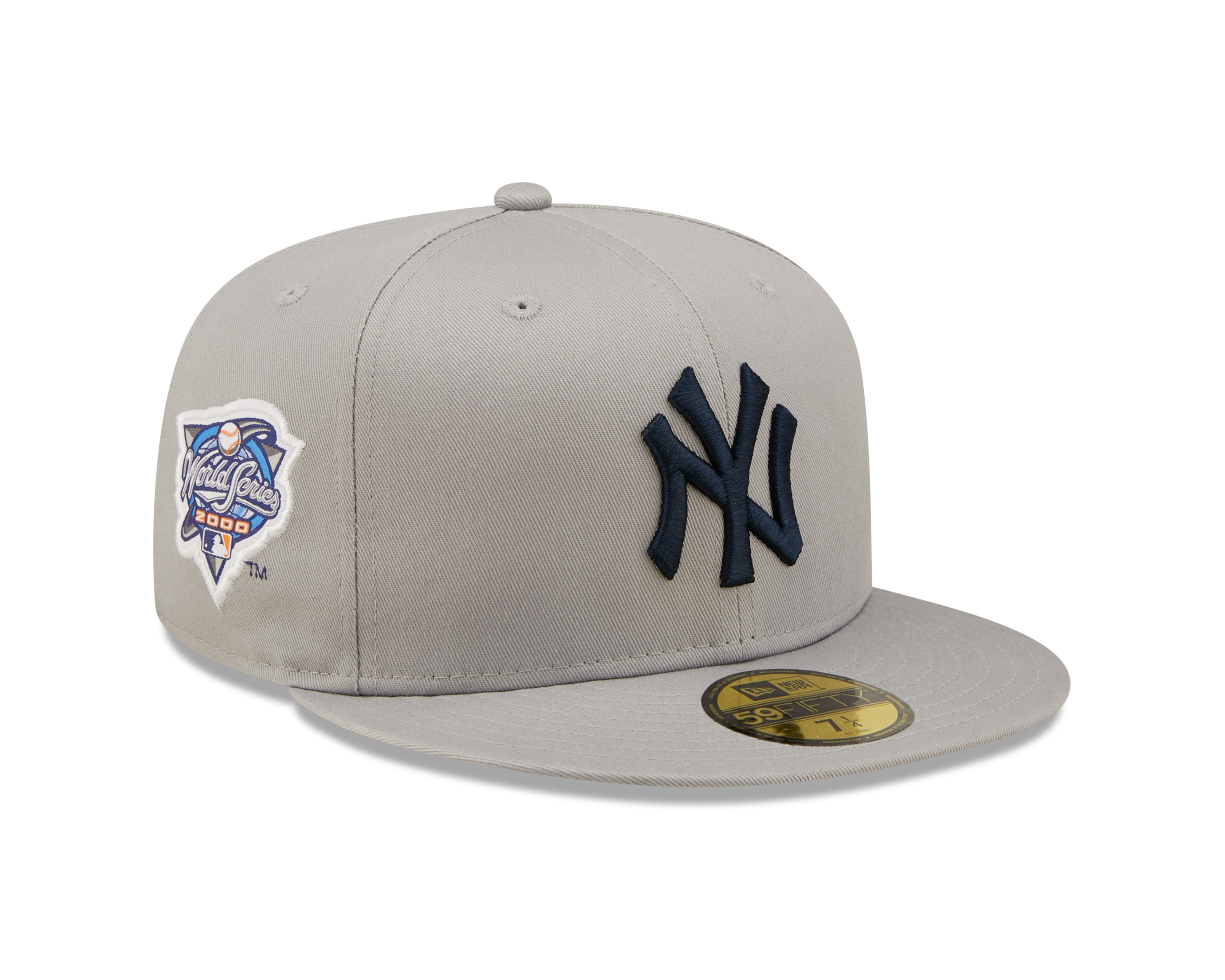 New Era Side Patch 59Fifty Cap New York Yankees Grey