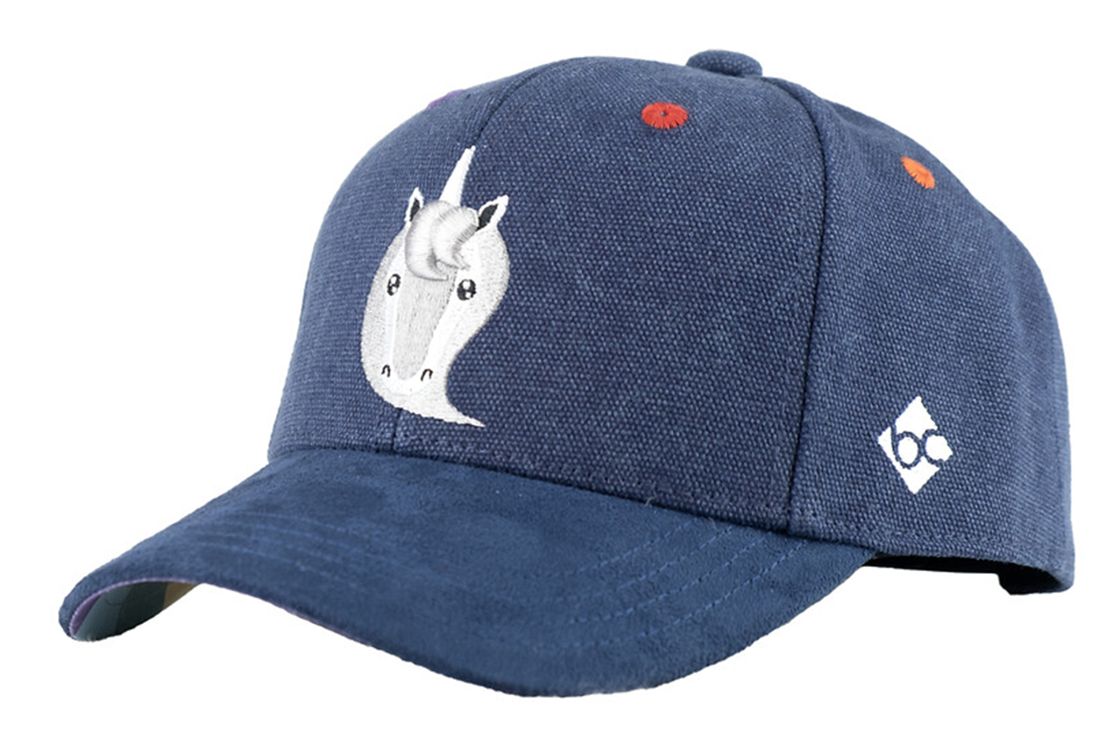 Bavarian Caps Kinder Einhorn Dunkelblau Curved 25786