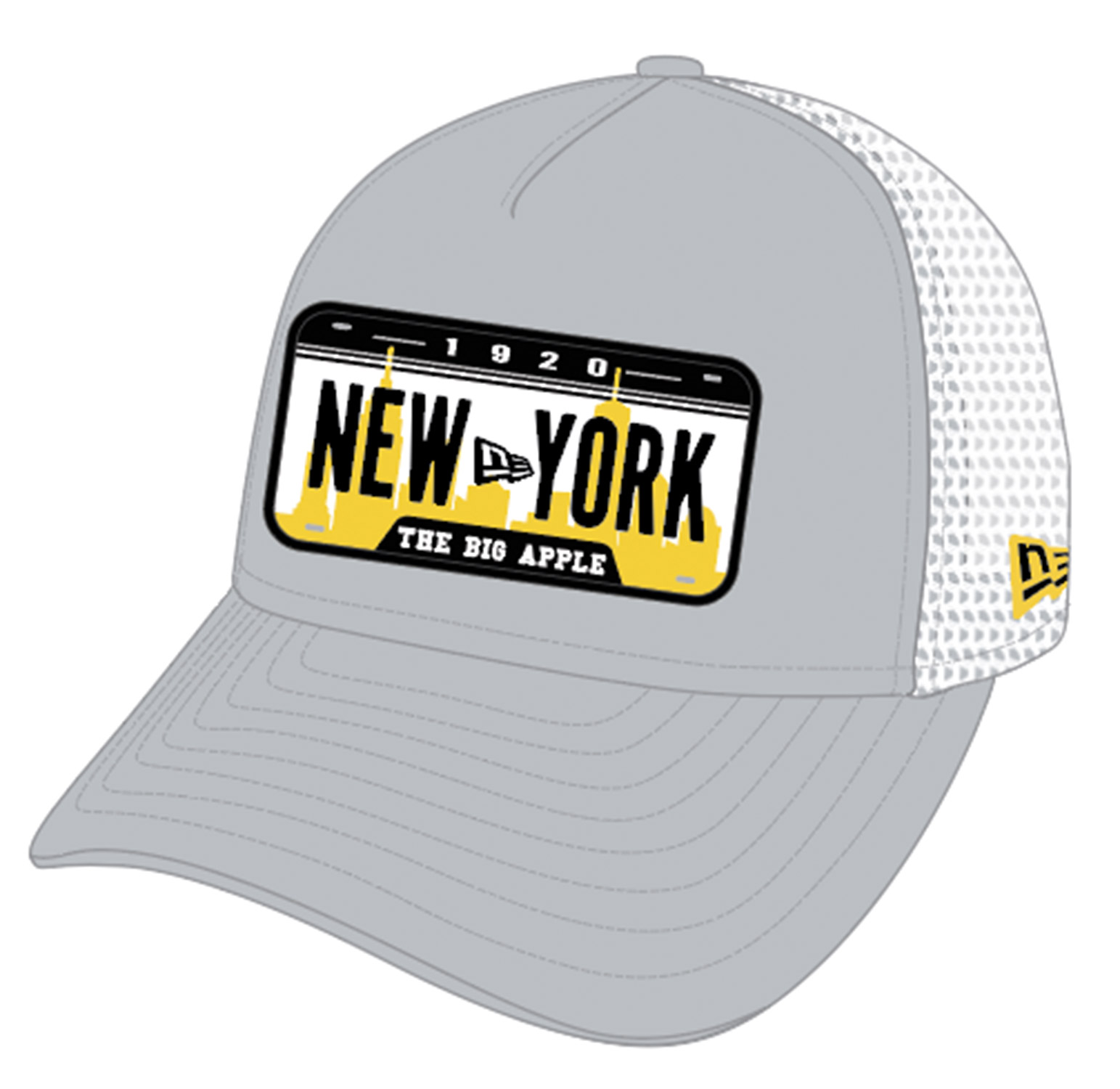 New Era Trucker Cap New York Grau 24680