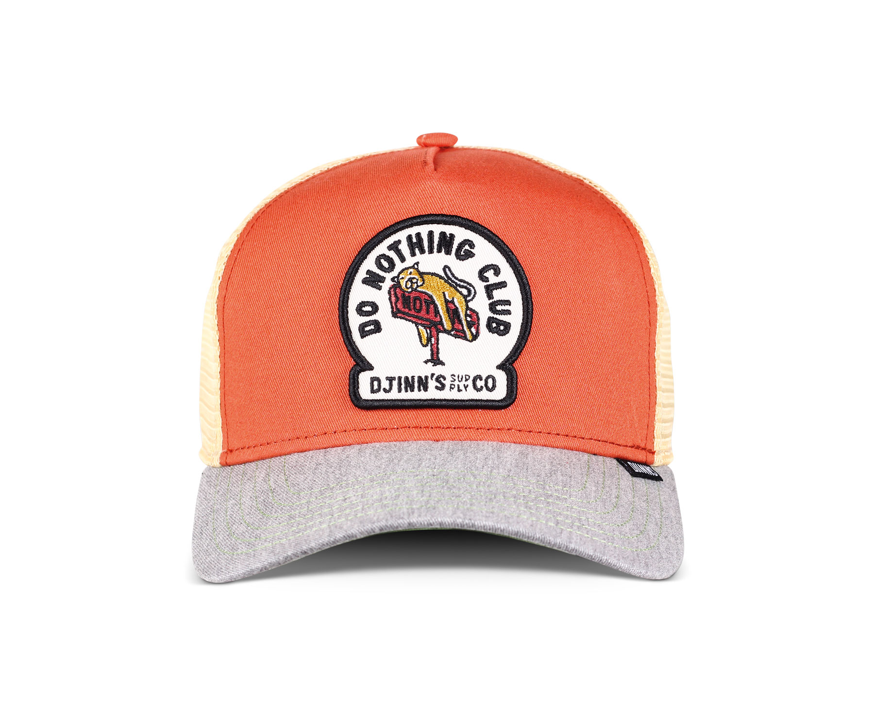 Djinns HFT Trucker Cap DNC New 1.1 Orange Heather Grey