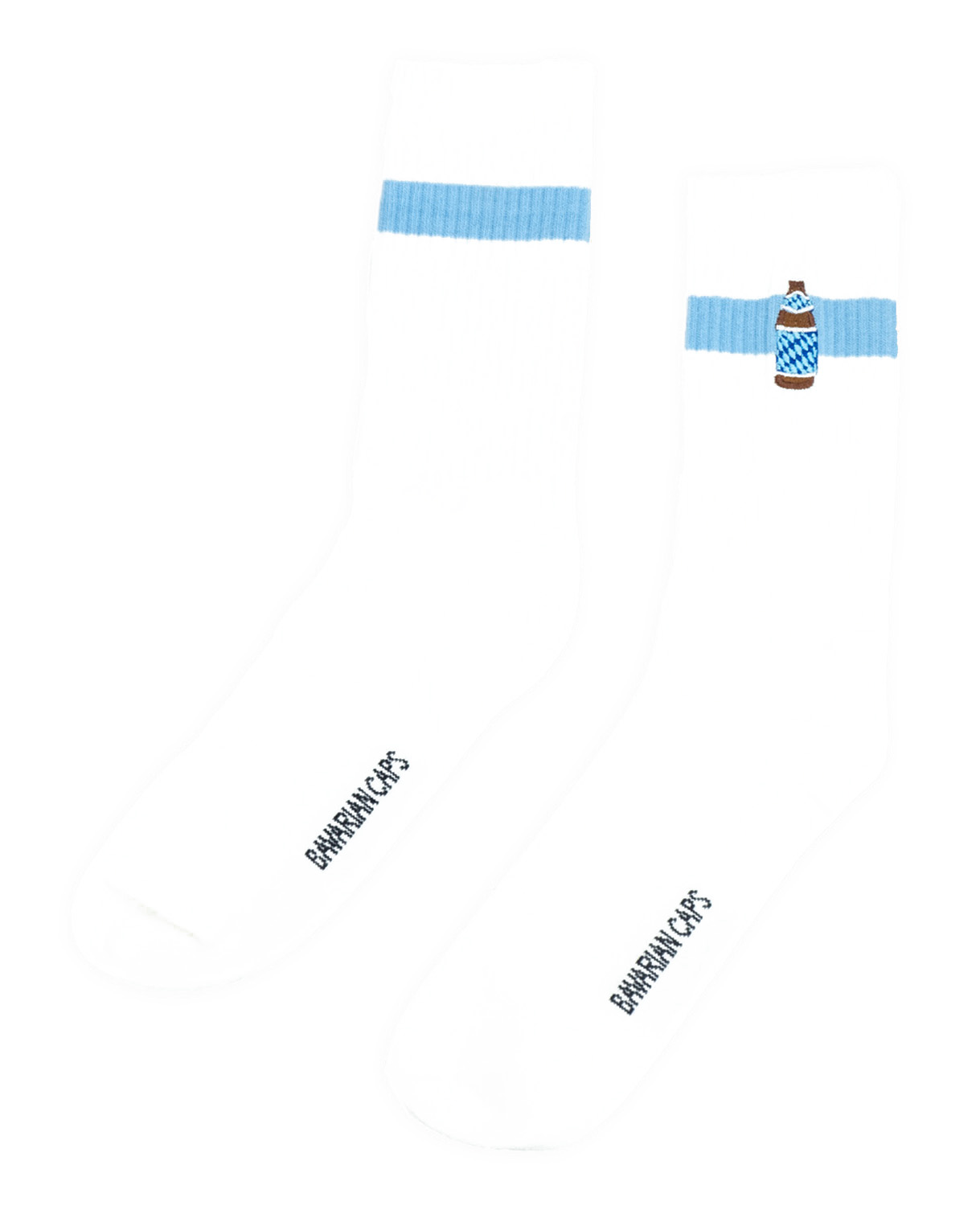 Bavarian Caps Bayerisch Hell Sportsocken Weiß 22187