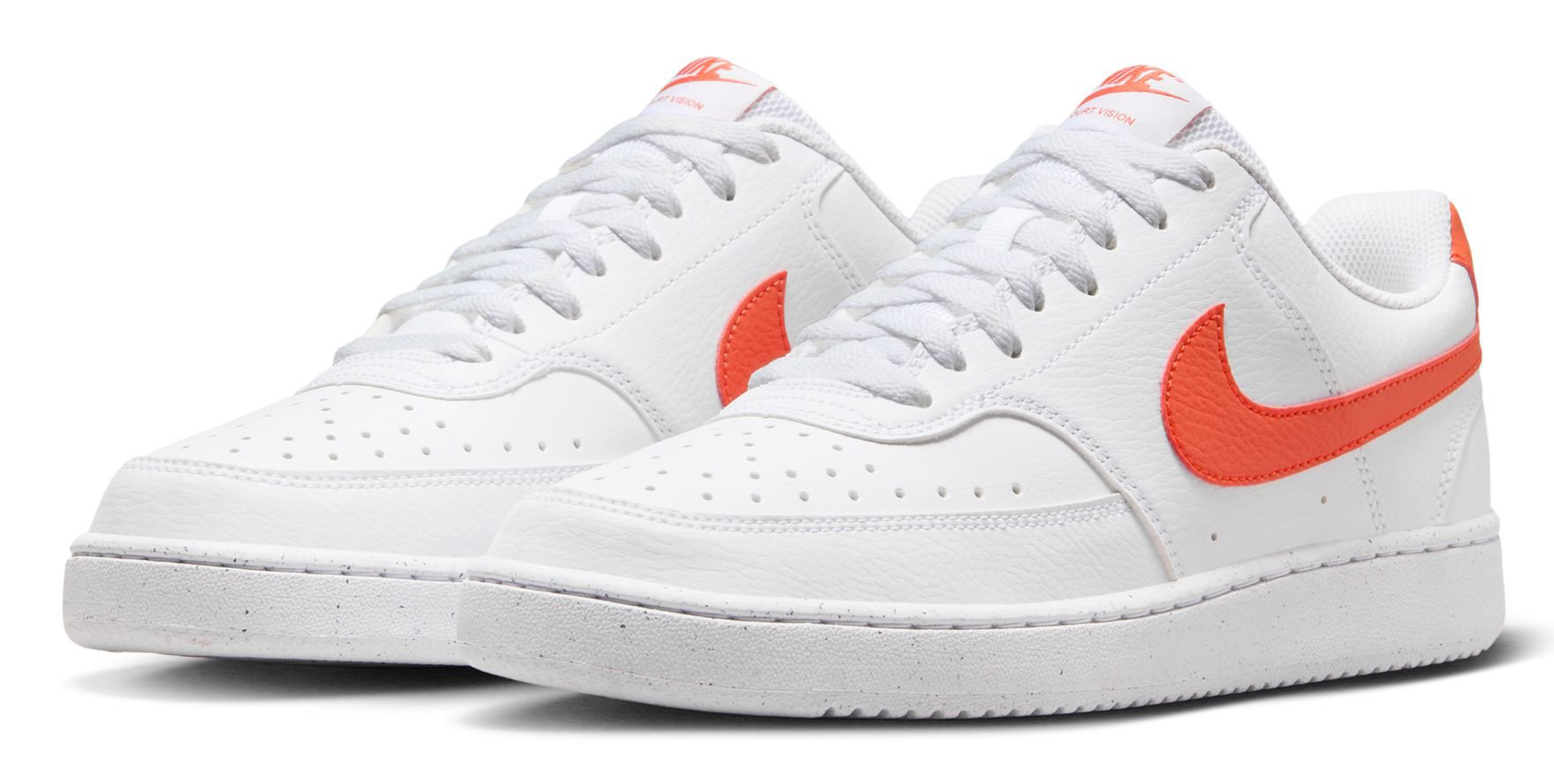 Nike Court Vision Low Next White Picante Red 23420