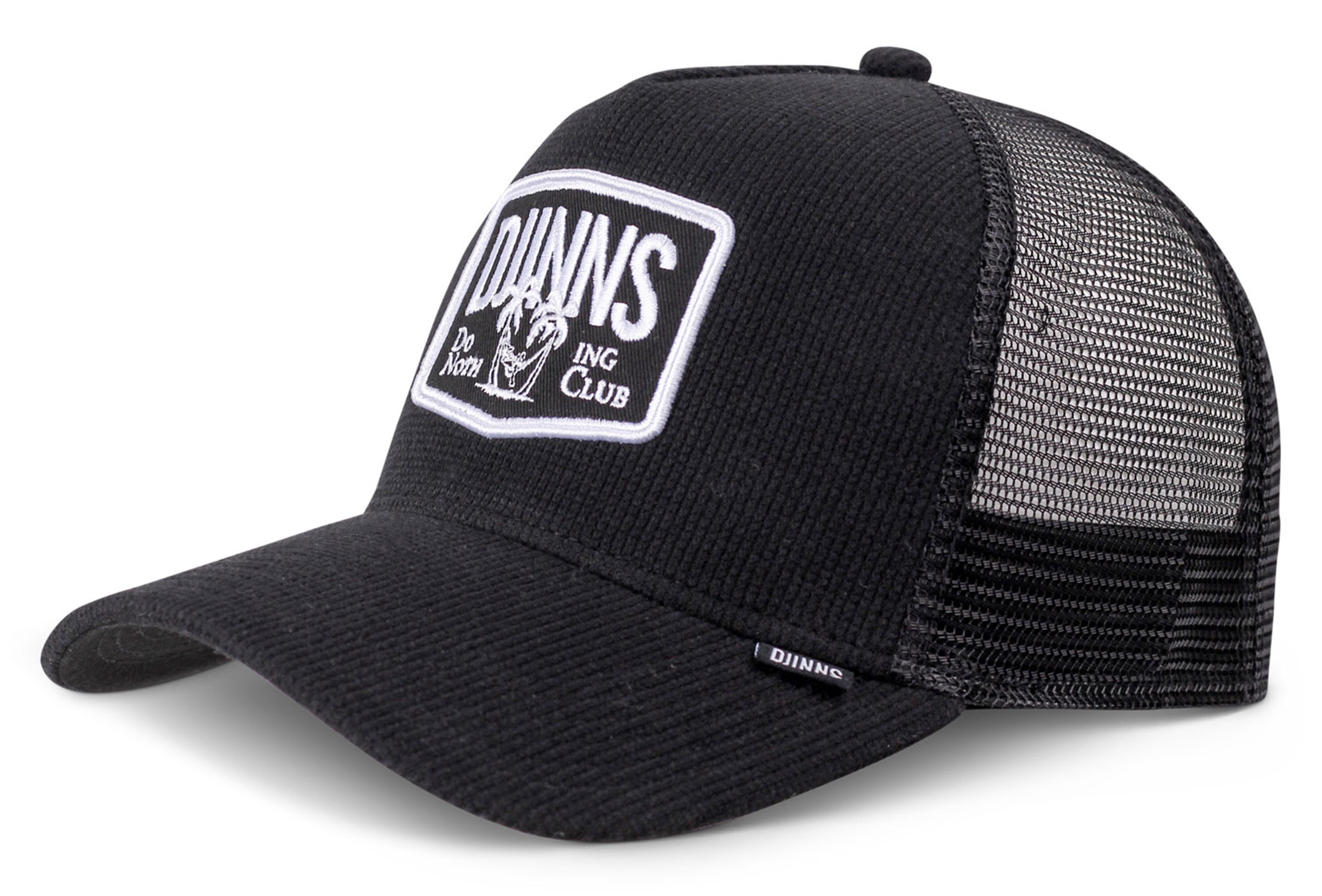 Djinns HFT Trucker Cap Wafflemelange Black 25420 Djinns HFT Trucker Cap Wafflemelange Black 25420