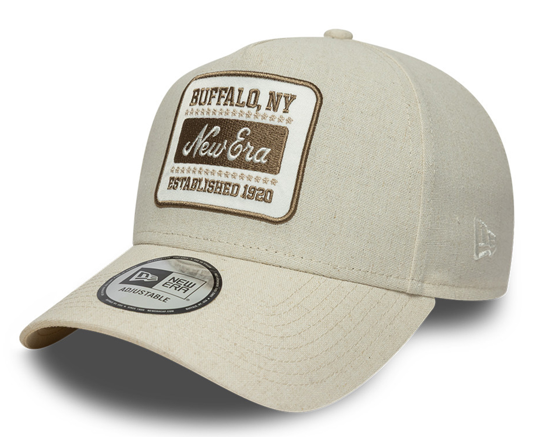 New Era Patch Linen EFrame Cap Beige 26157