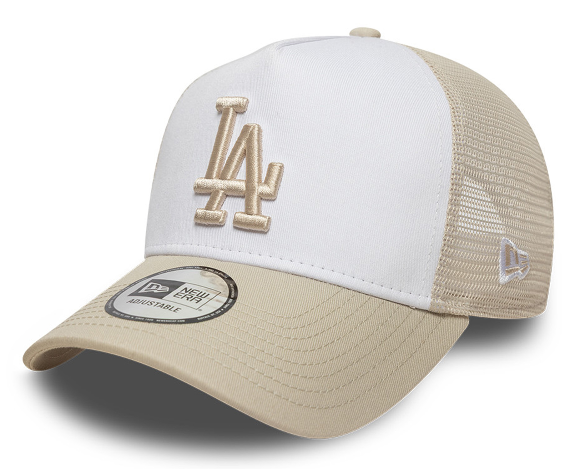 New Era League Trucker Cap Los Angeles Dodgers Beige 26150