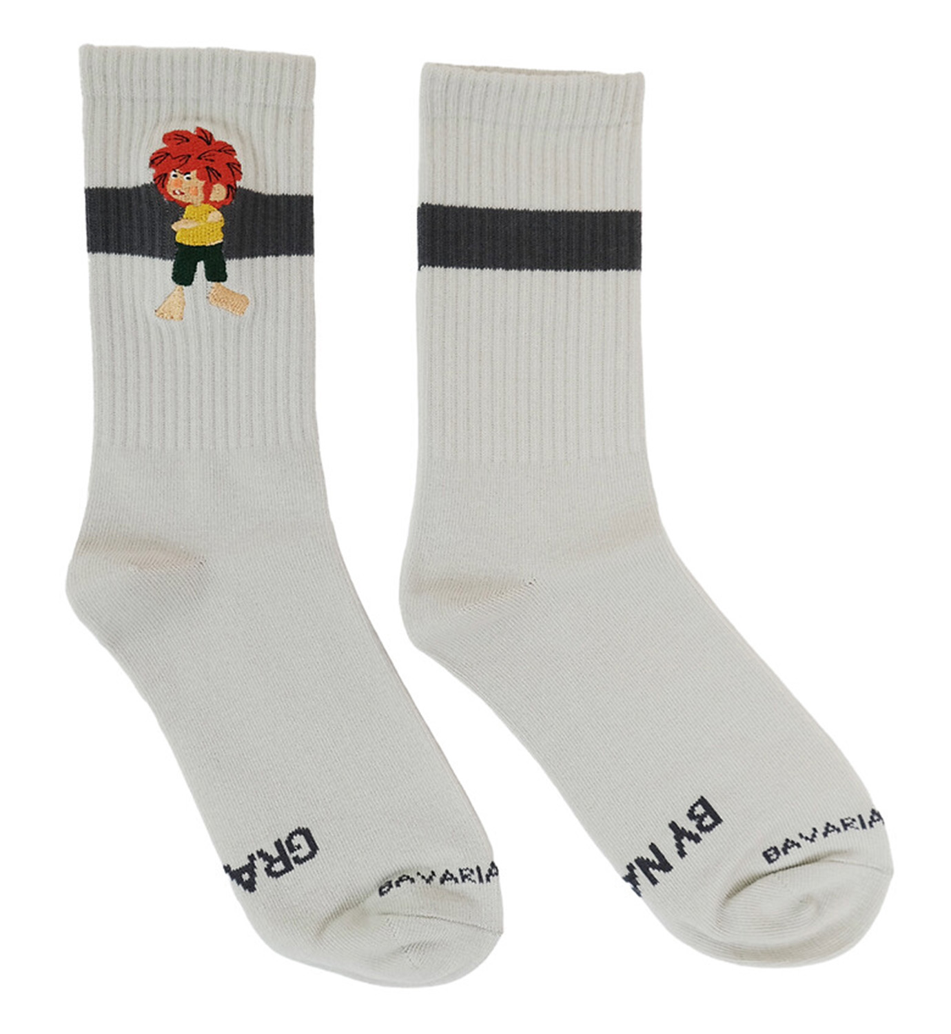 Bavarian Caps Pumuckl Grantig Sportsocken Weiß 26194