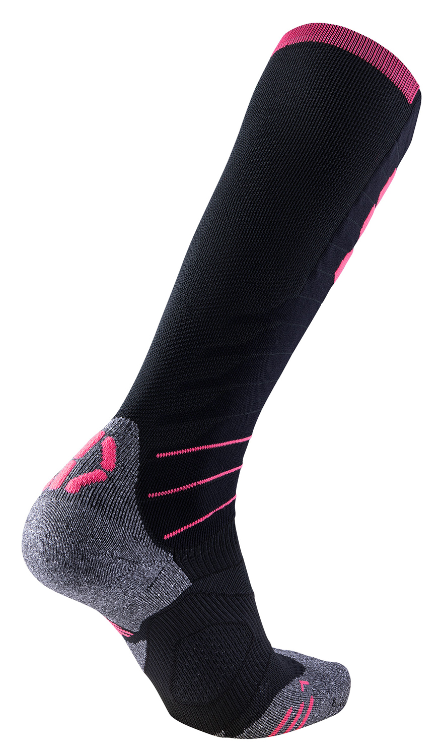 UYN Lady Ski Evo Race Socken Black Pink