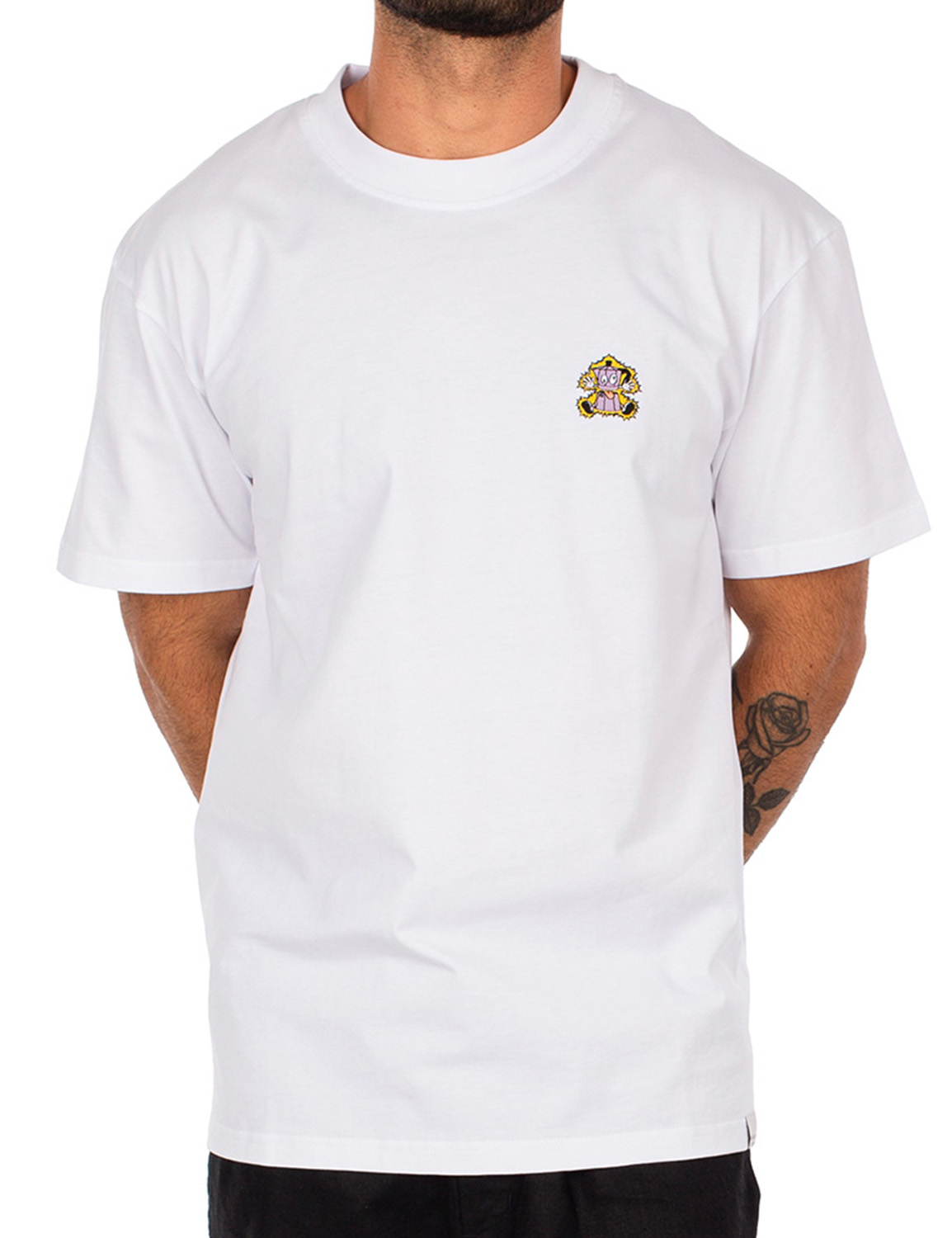 Iriedaily Coffeelectric Emb T-Shirt White