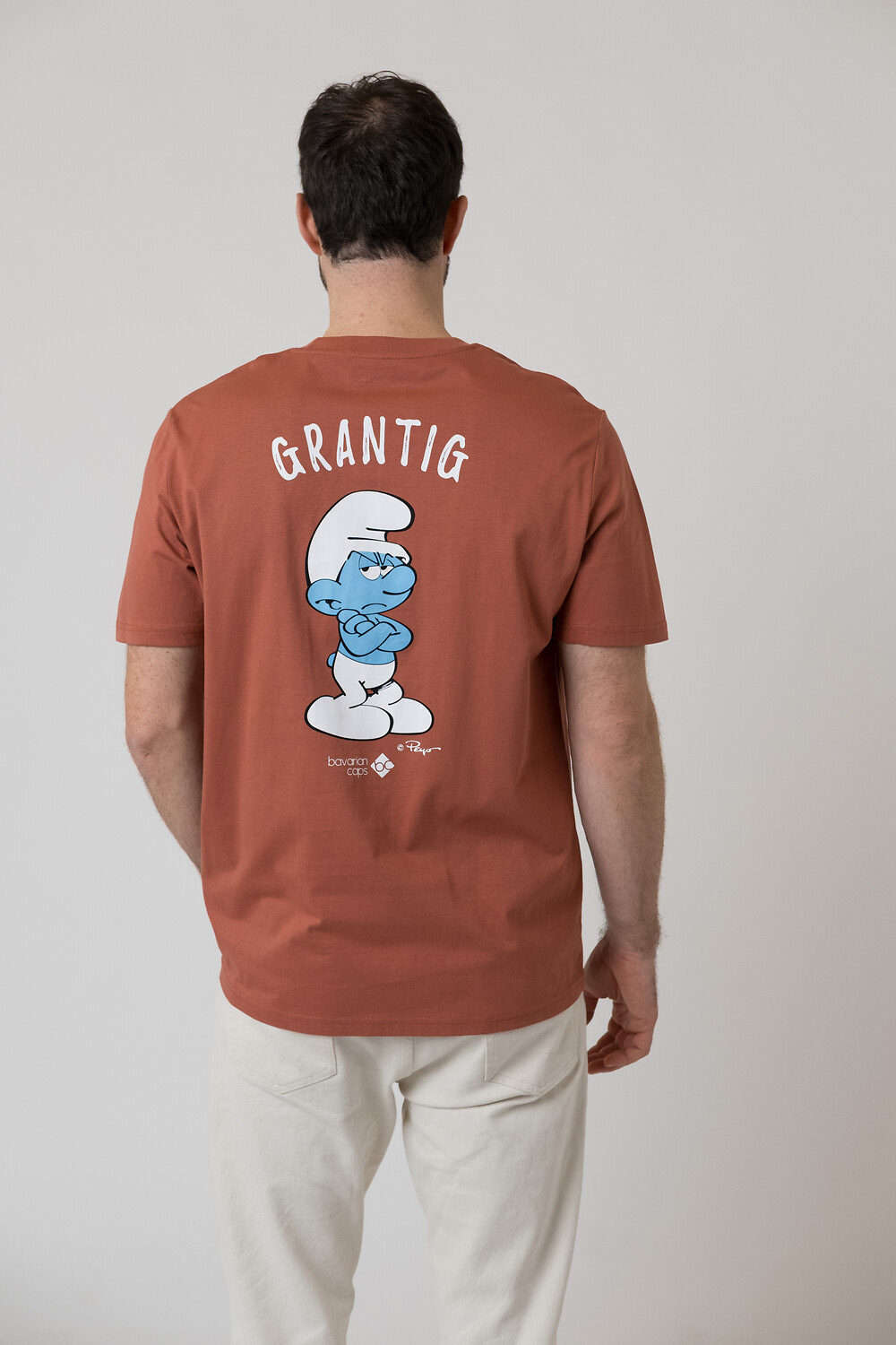Bavarian Caps Grantler Klub: Muffi T-Shirt Rot Braun