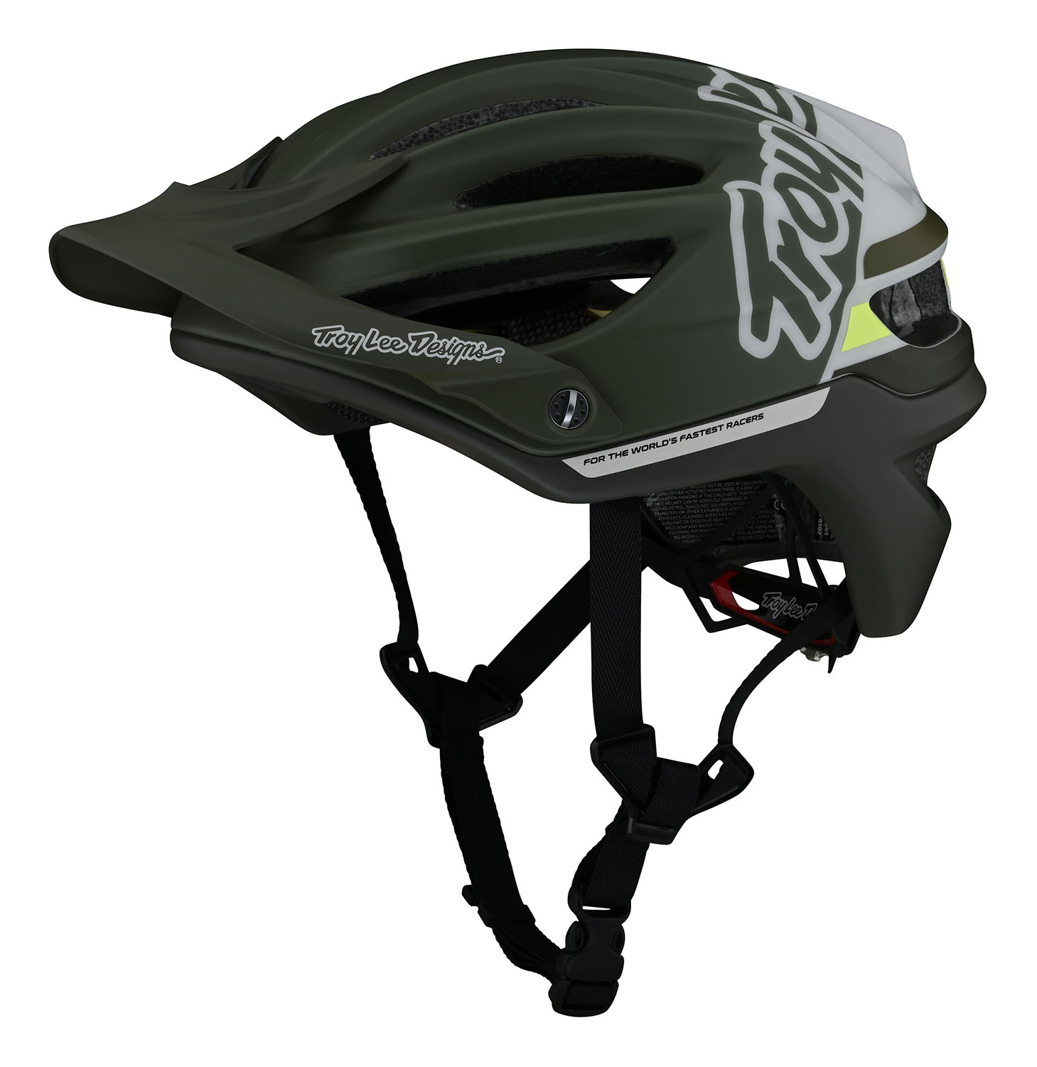 Troy Lee Designs A2 Mips Bike Helm Silhouette Green 21945