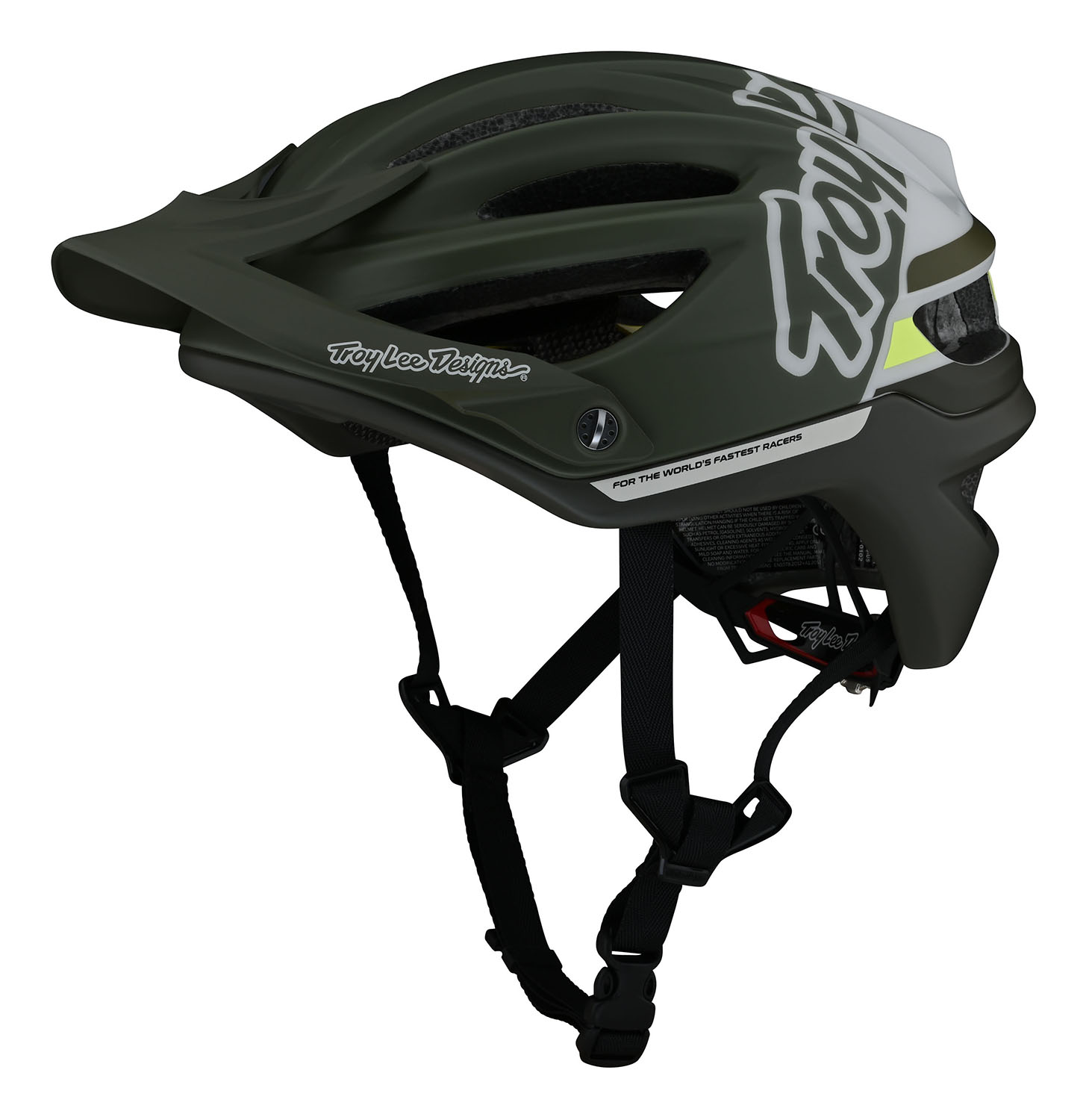 Troy Lee Designs A2 Mips Bike Helm Silhouette Green