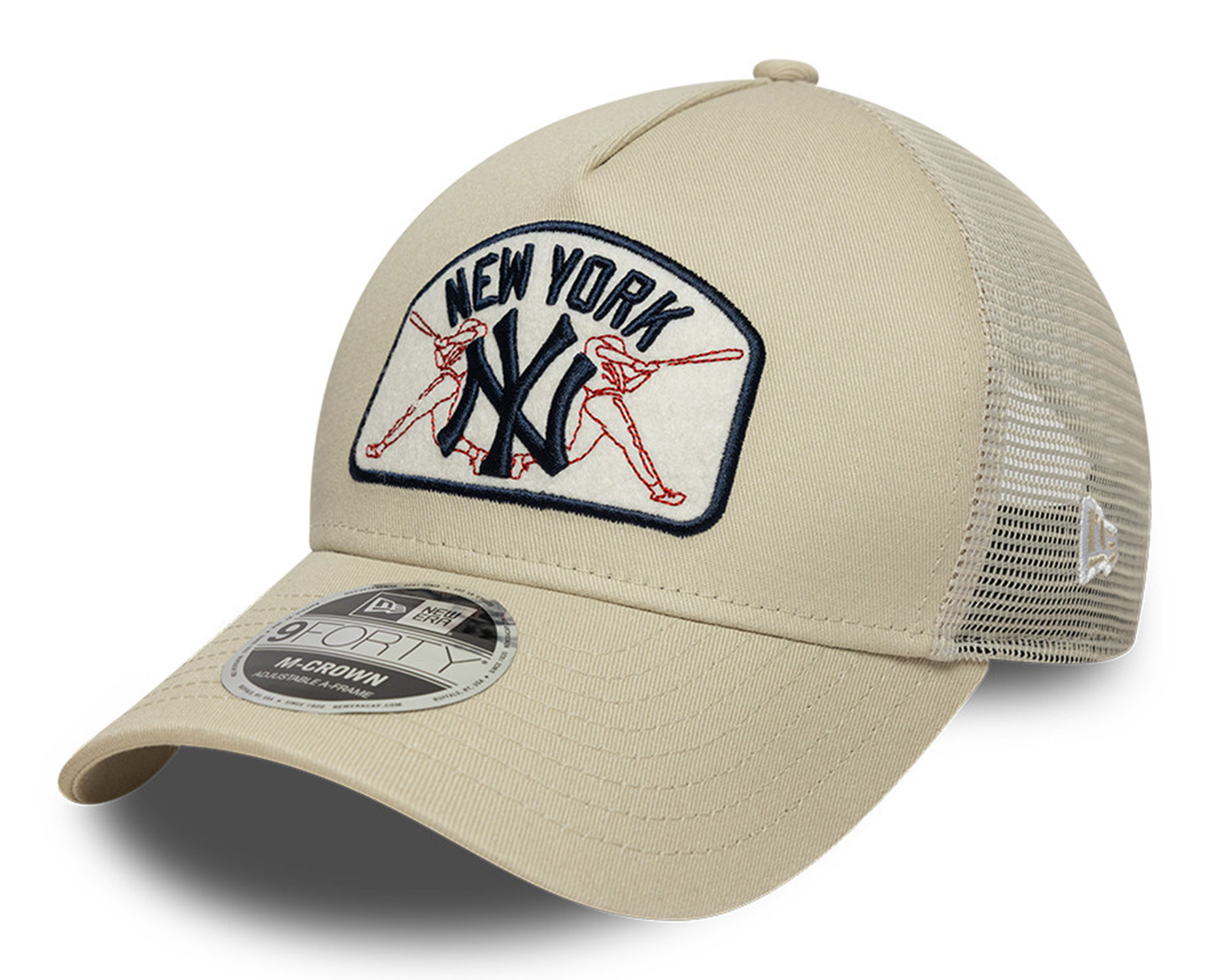New Era MLB 9Forty MC Trucker Cap New York Yankees Beige 26123