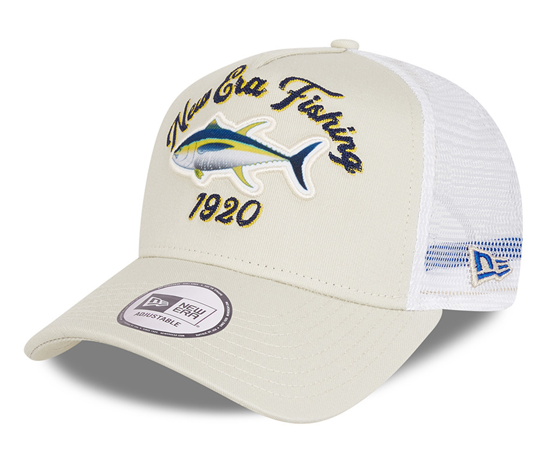 New Era Fishing Trucker Cap Stone 19529